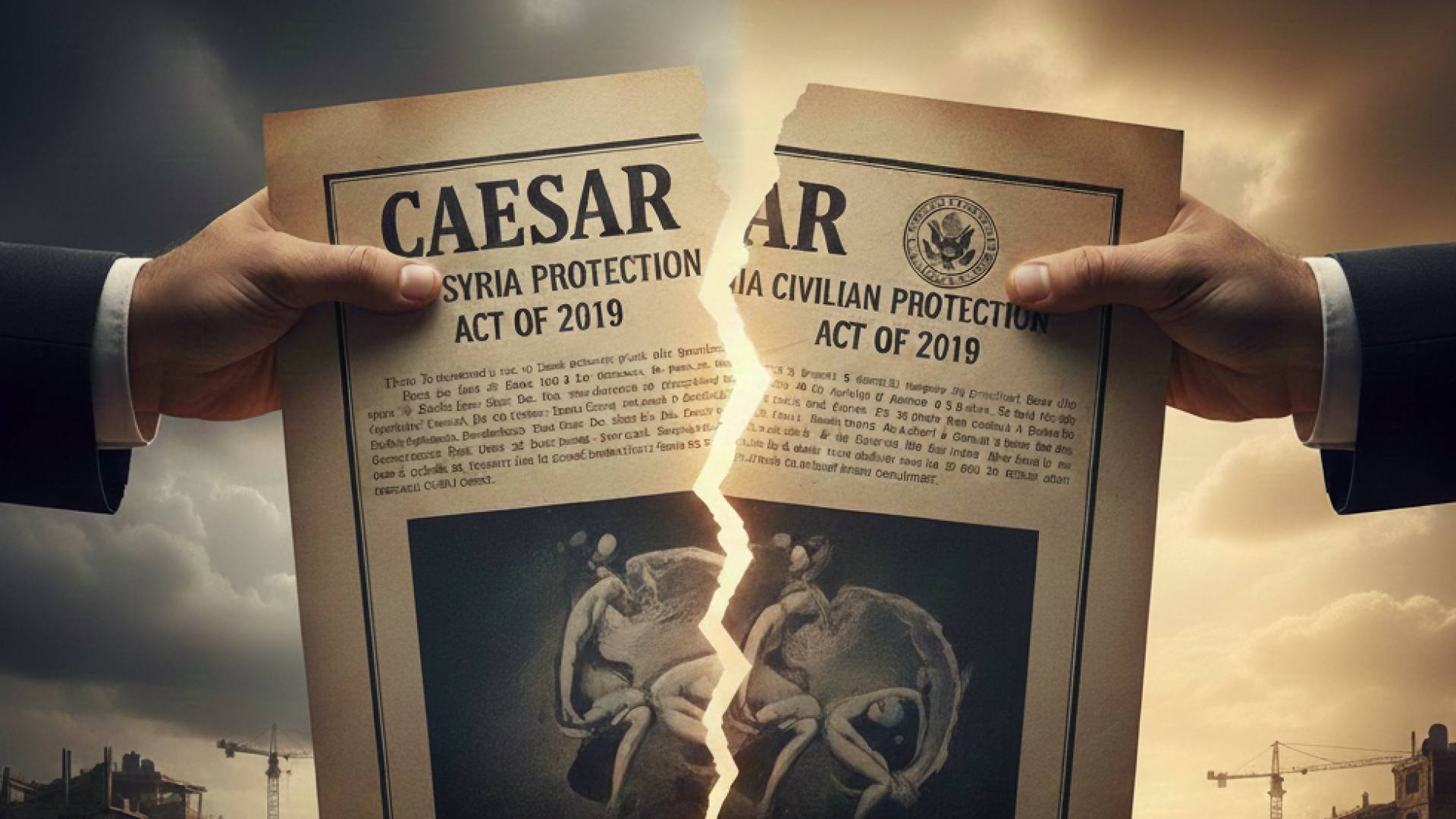 صورة تعبيرية لقانون قيصر