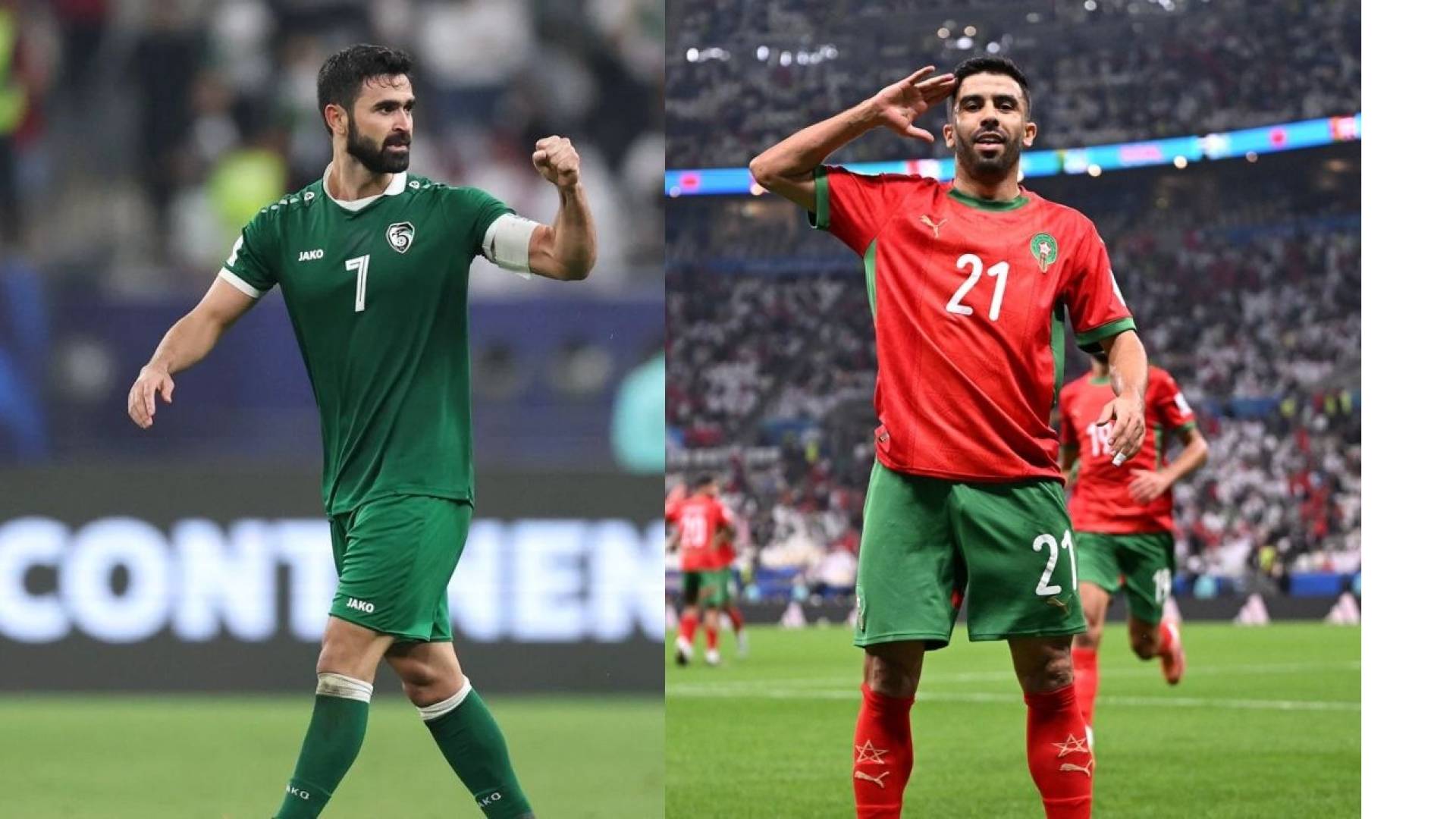 المنتخب السوري والمغربي