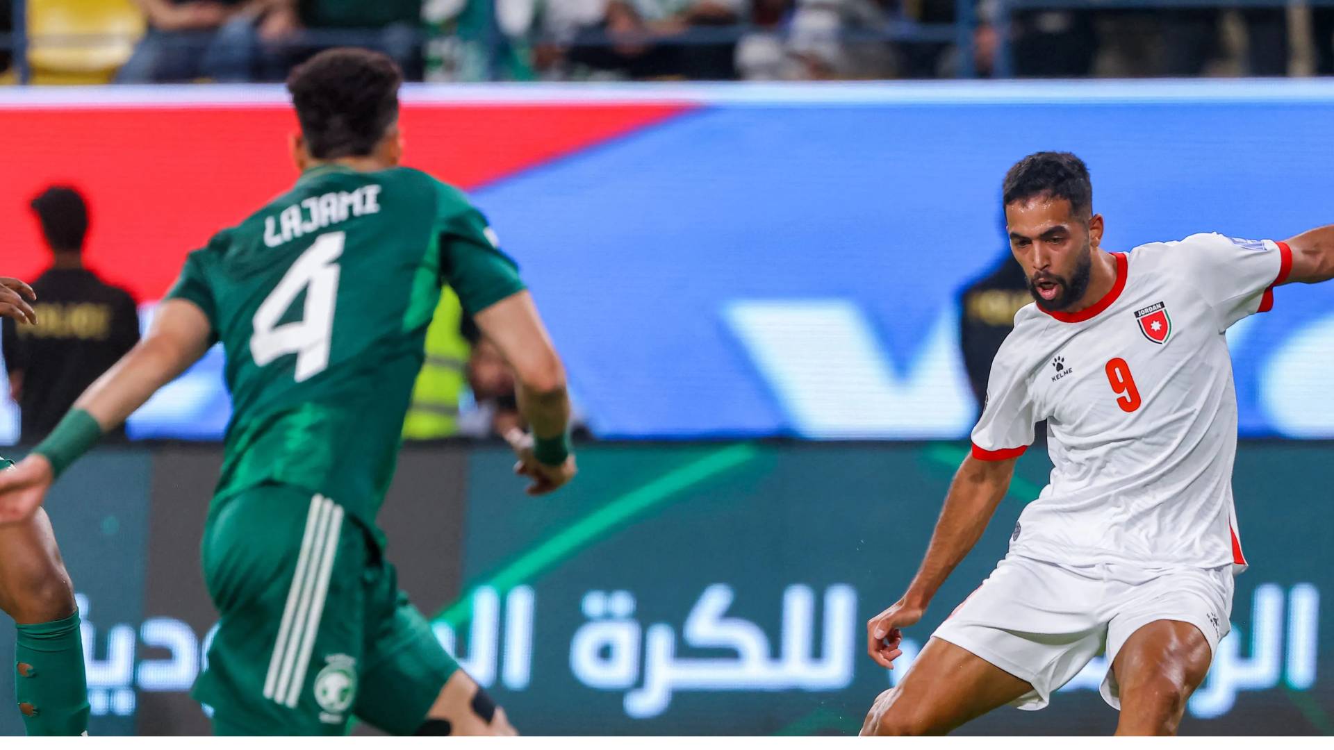 المنتخب الاردني والسعودي