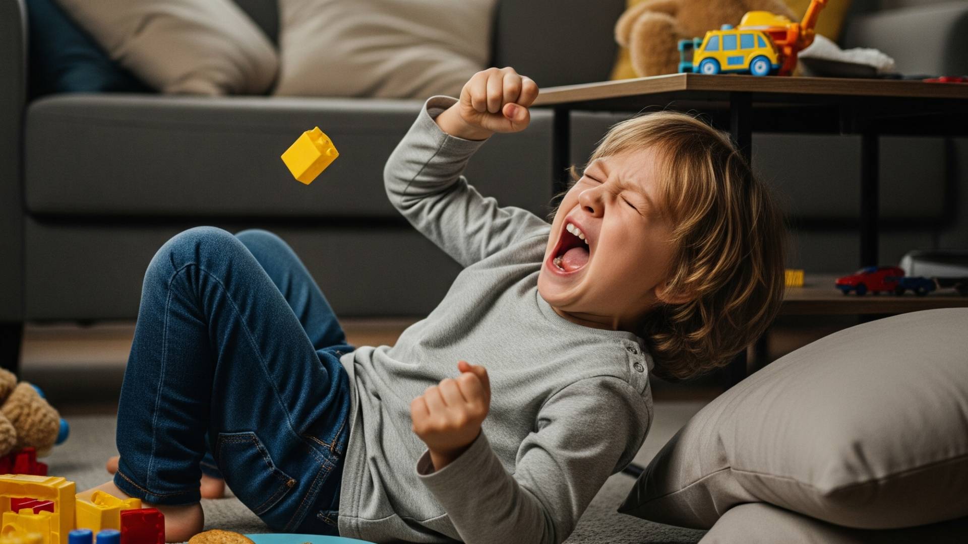 تعبيرية لسلوك طفل عدواني