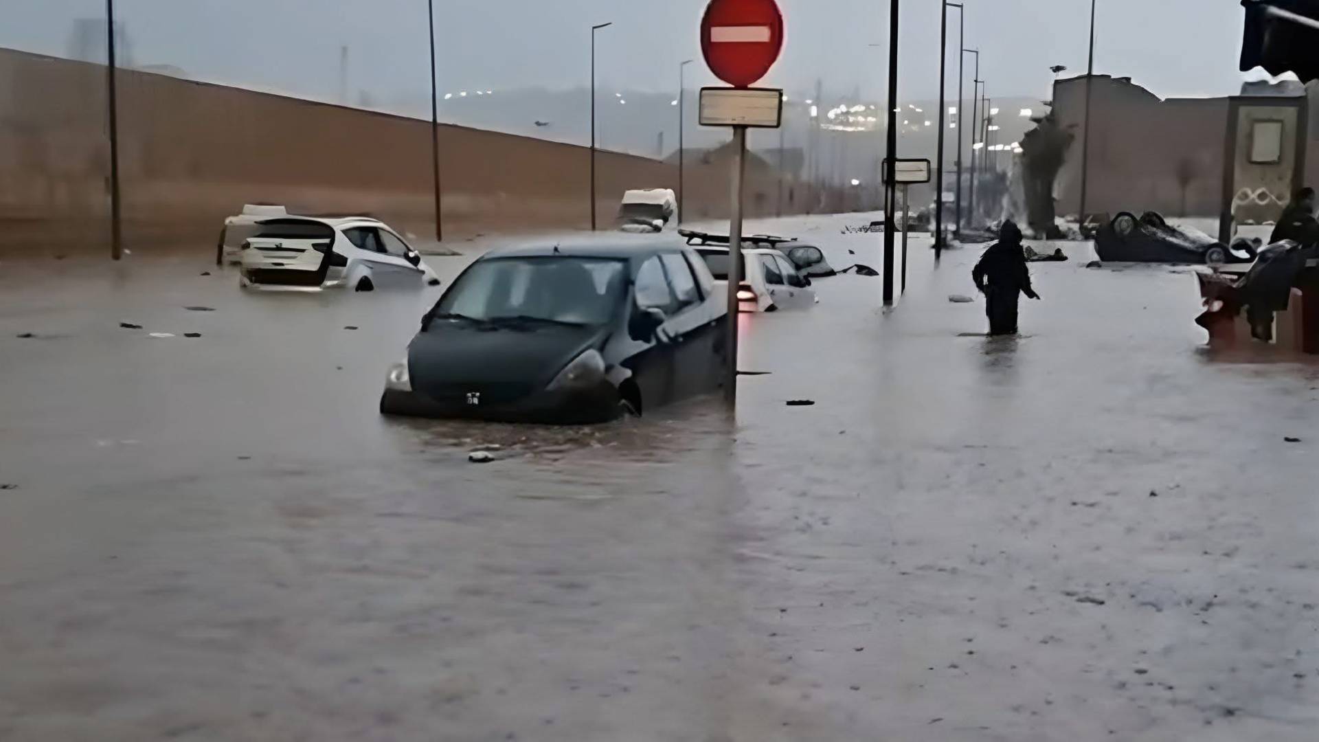 فيضانات ضربت مدينة آسفي