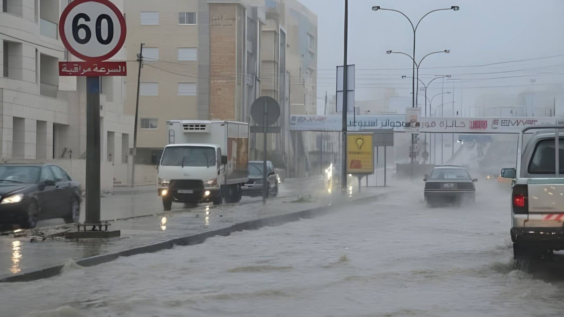 أمطار في العاصمة عمان