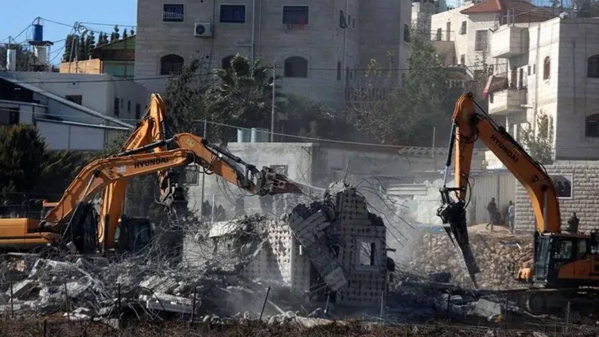 هدم في الضفة الغربية