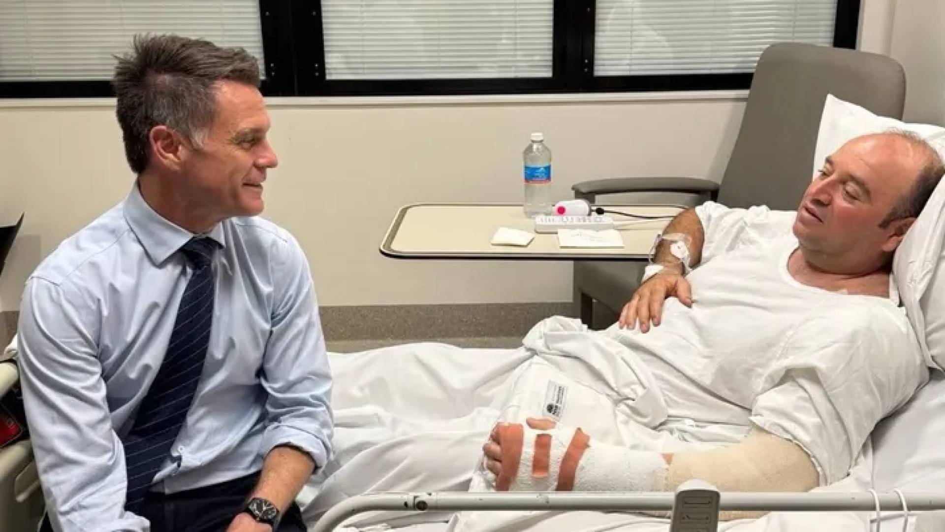 أحمد الأحمد في مستشفى سانت جورج في سيدني