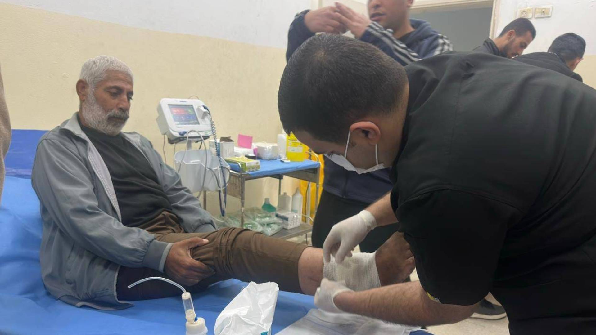 المستشفى الميداني الأردني في تل الهوا شمال غزة