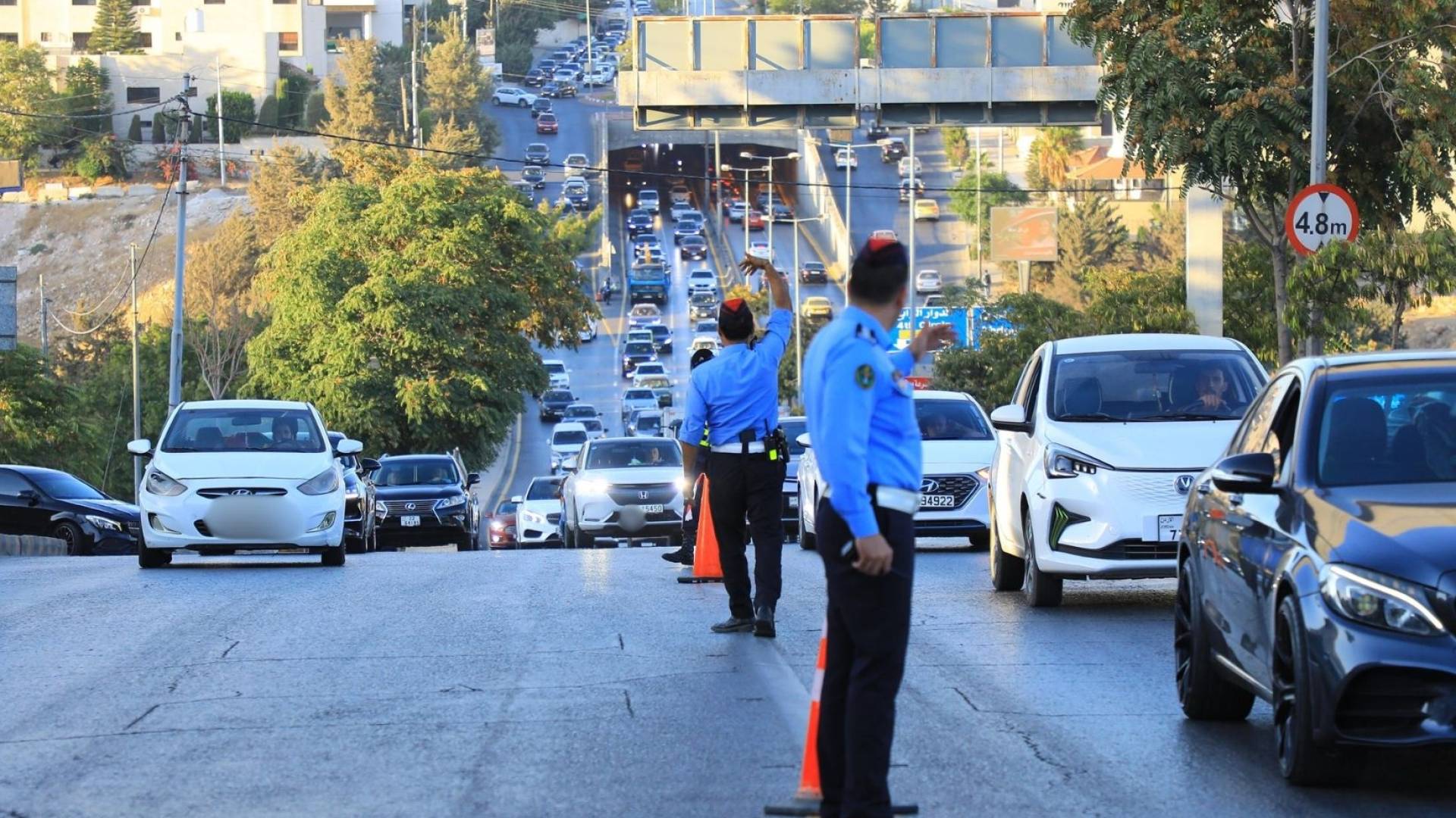 إدارة السير في شوارع عمان