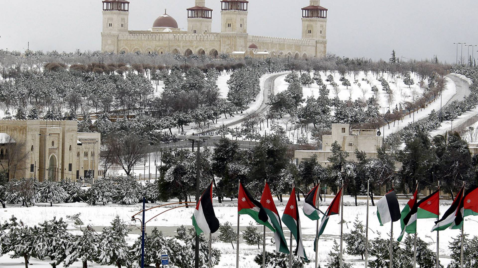 الثلوج في الأردن - أرشيفية