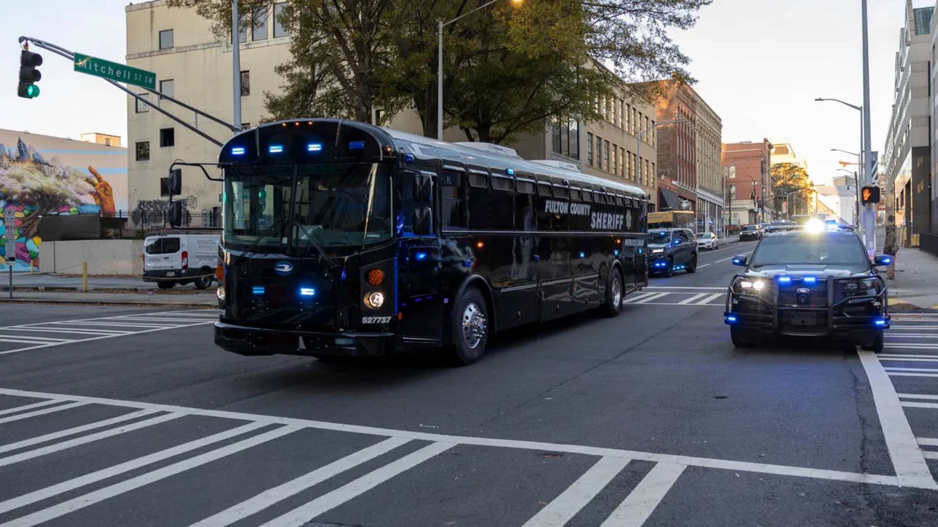 حافلة تنقل سجناء في أمريكا -أرشيفية