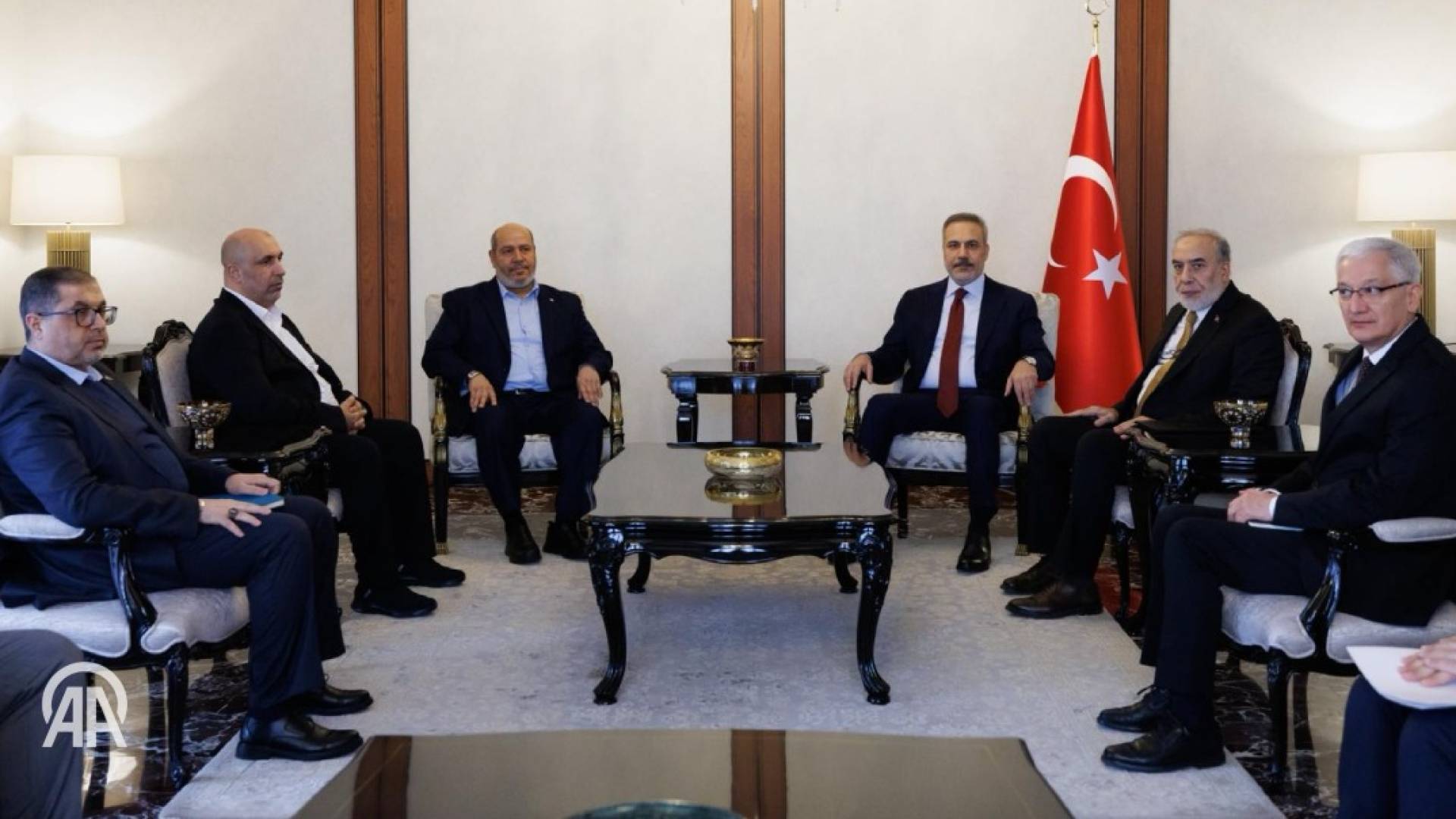 حماس تبحث مع وزير الخارجية التركي بأنقرة مسار إنهاء الحرب في غزة