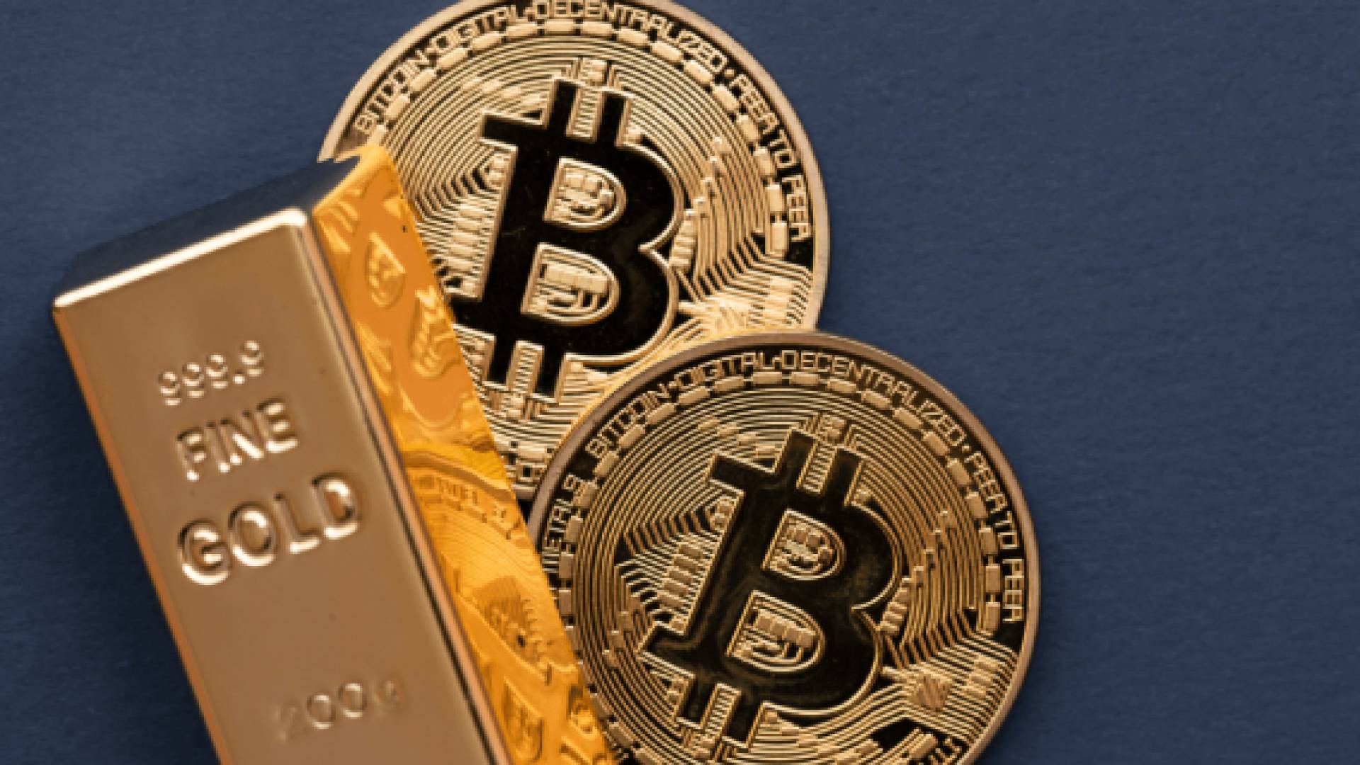 الذهب والبيتكوين