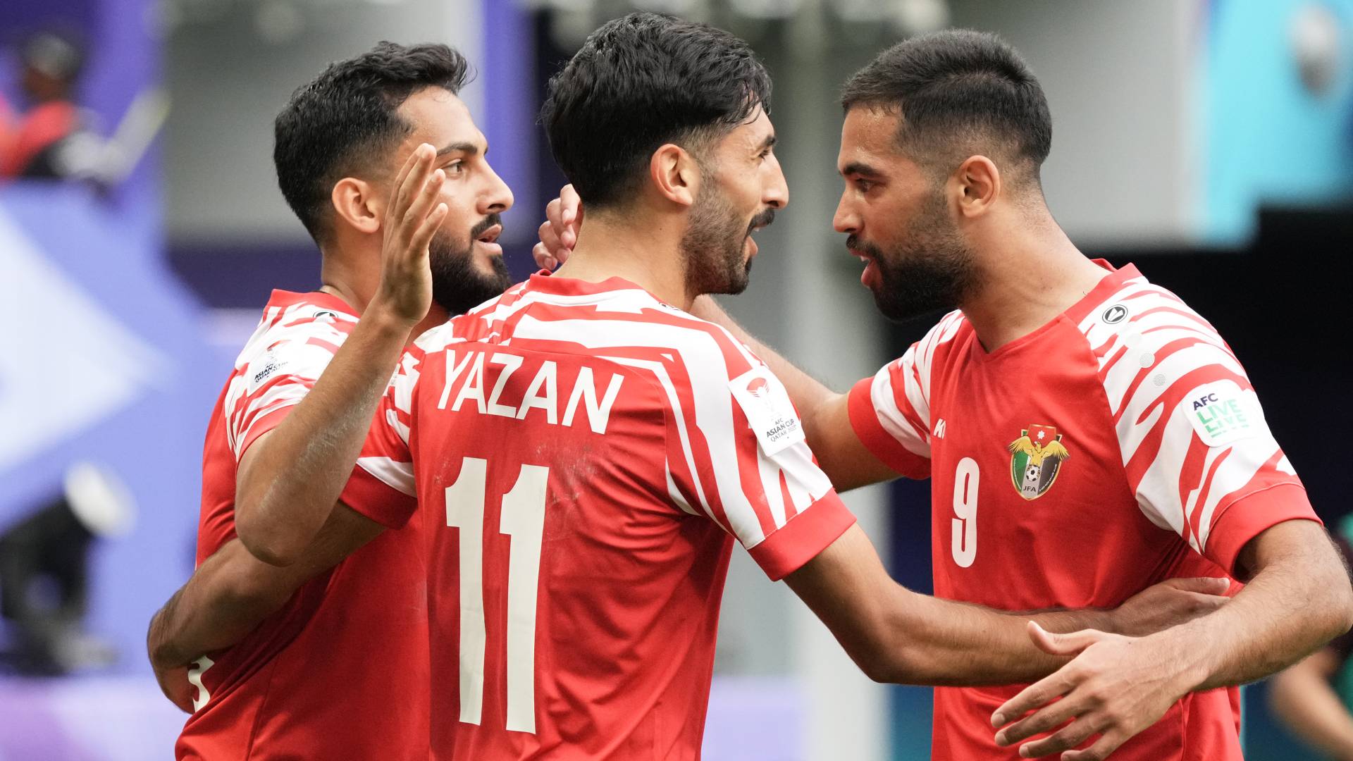 علي علوان وموسى التعمري ويزن النعيمات