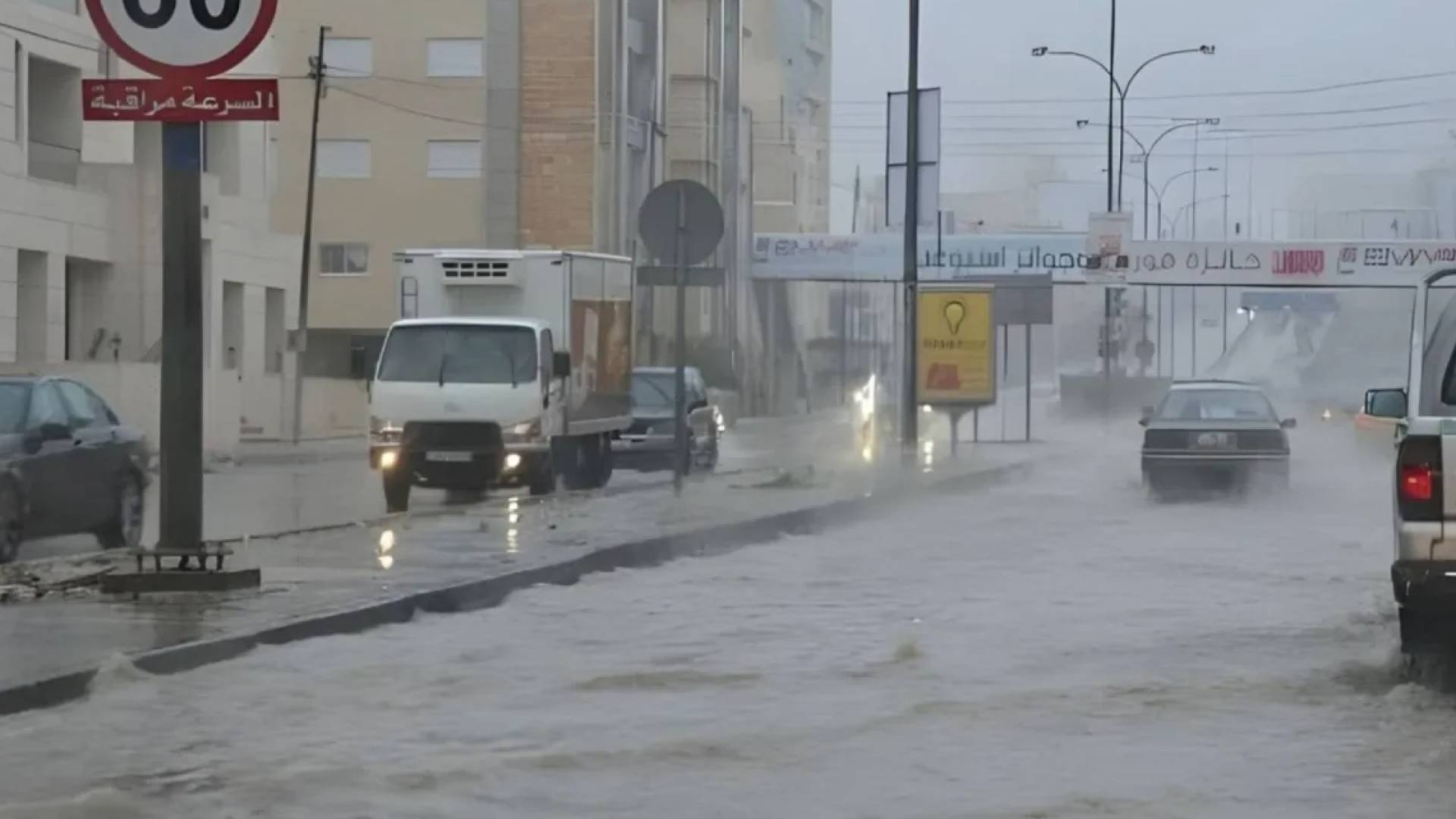 منخفض جوي في العاصمة عمان