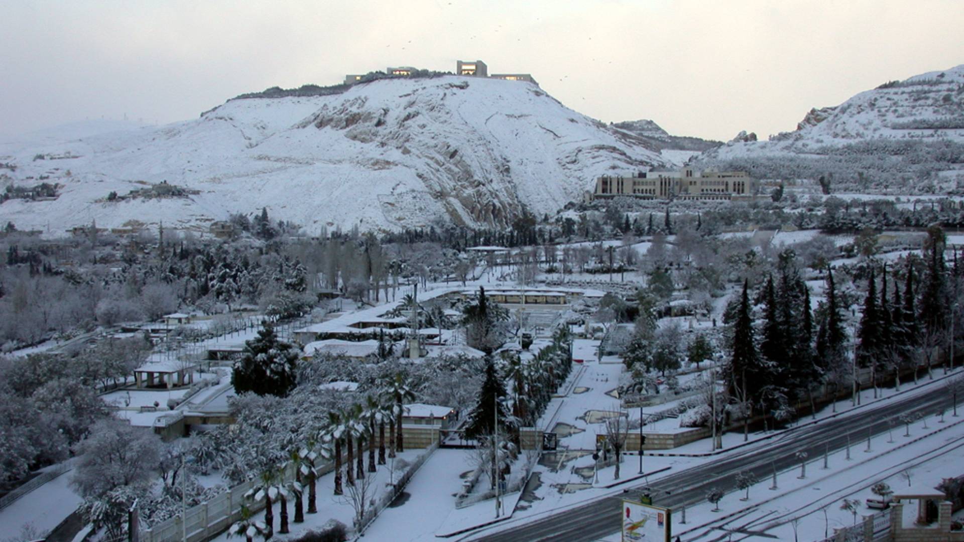 ثلوج في سوريا