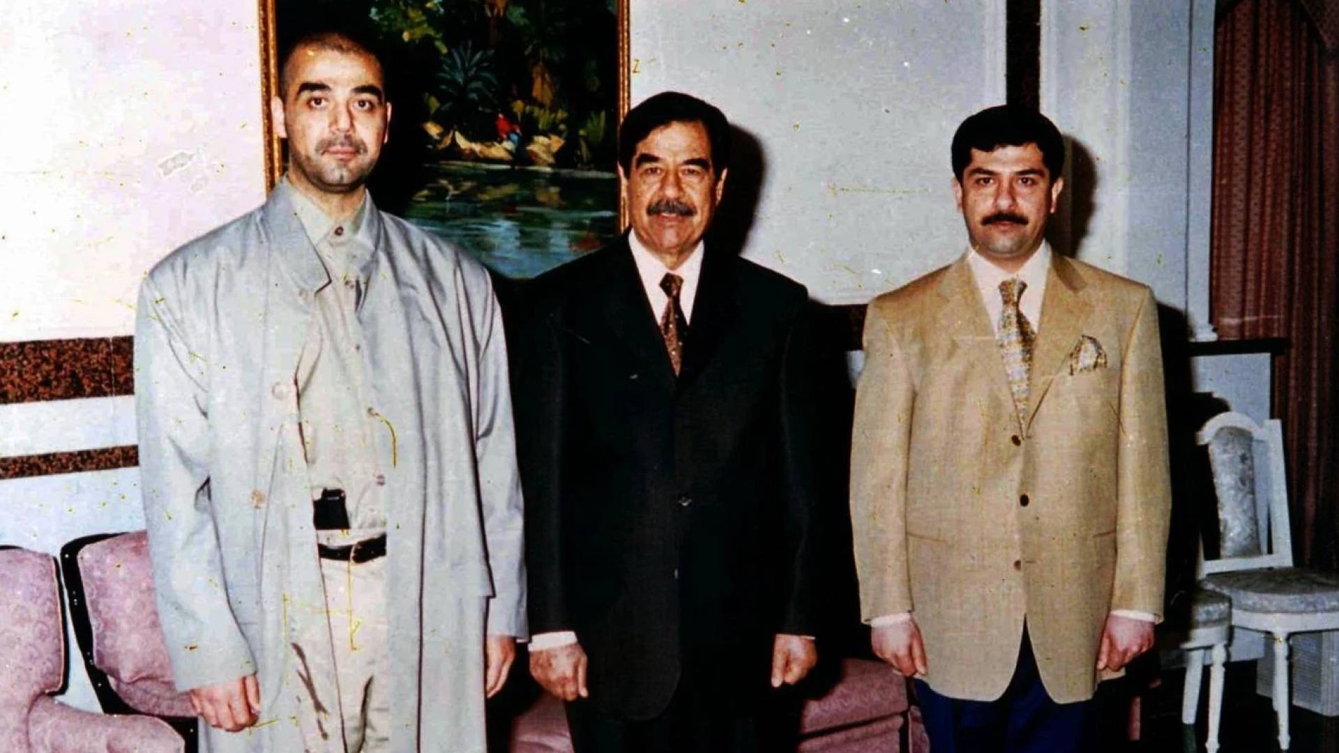 صدام حسين ونجليه عدي وقصي