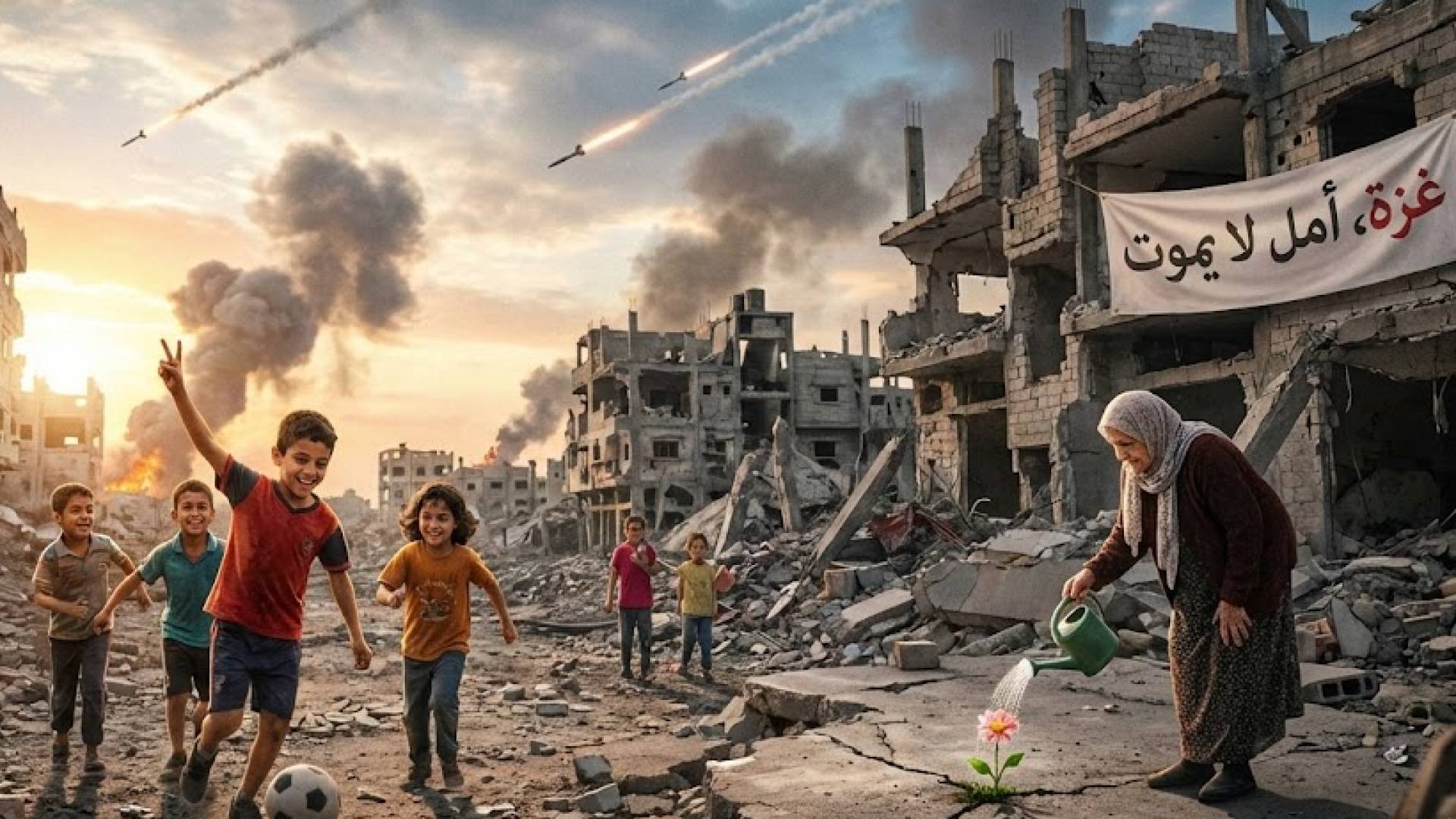 أهل غزة يصنعون الحياة من العدم