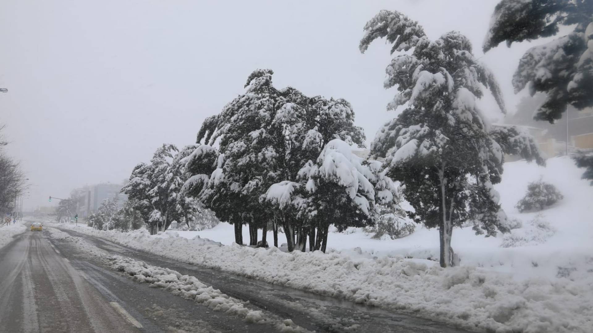 الثلوج في السنوات السابقة