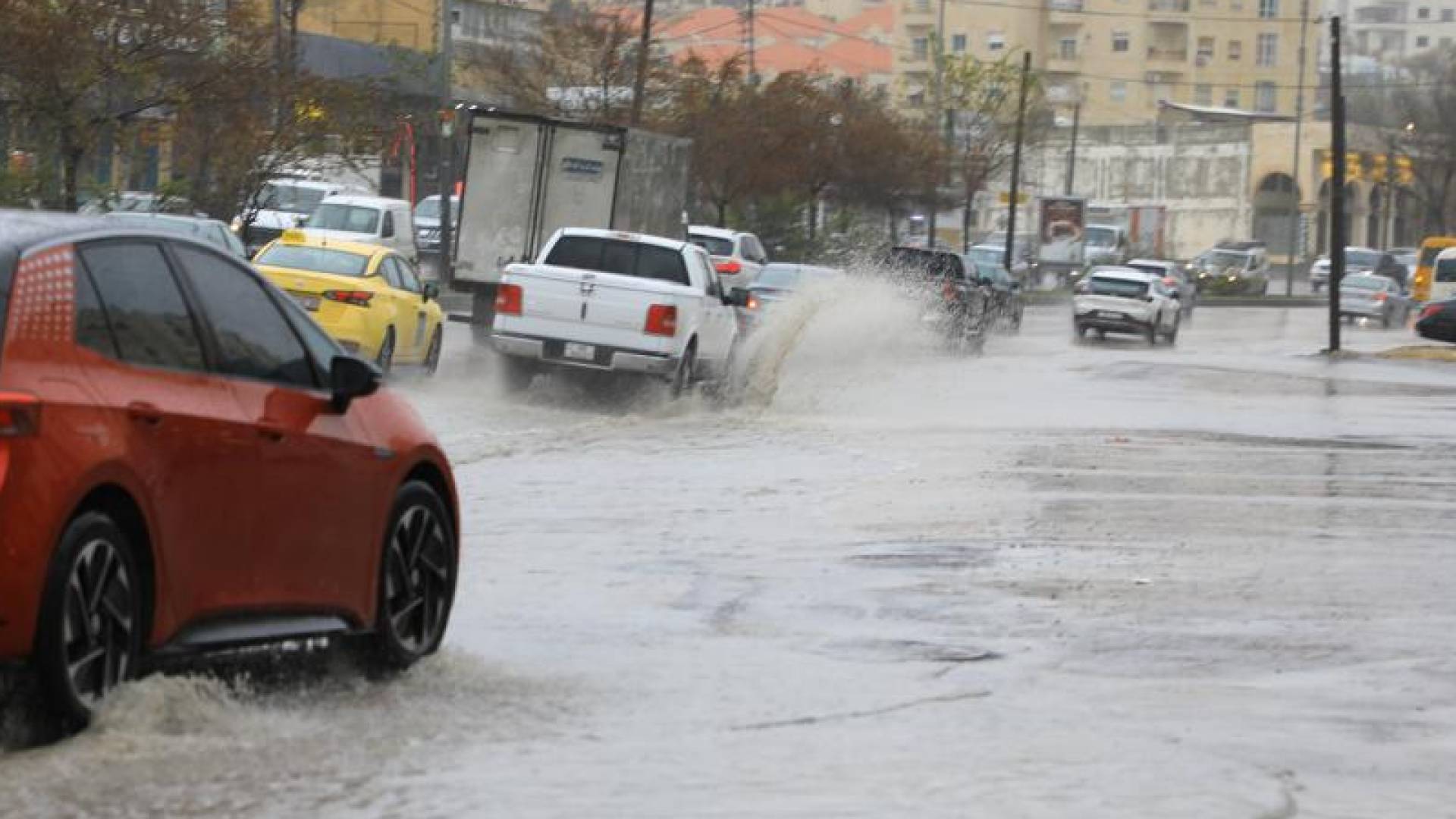 أمطار في العاصمة عمان