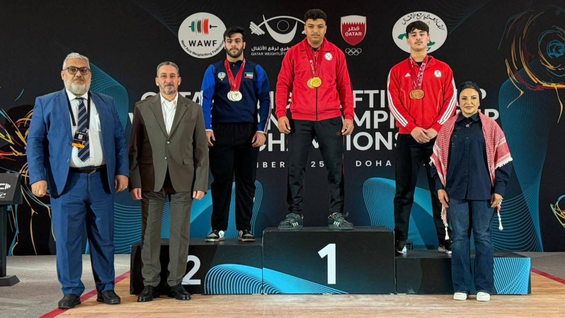 من تتويج اللاعب  حمزة أبو حميدان