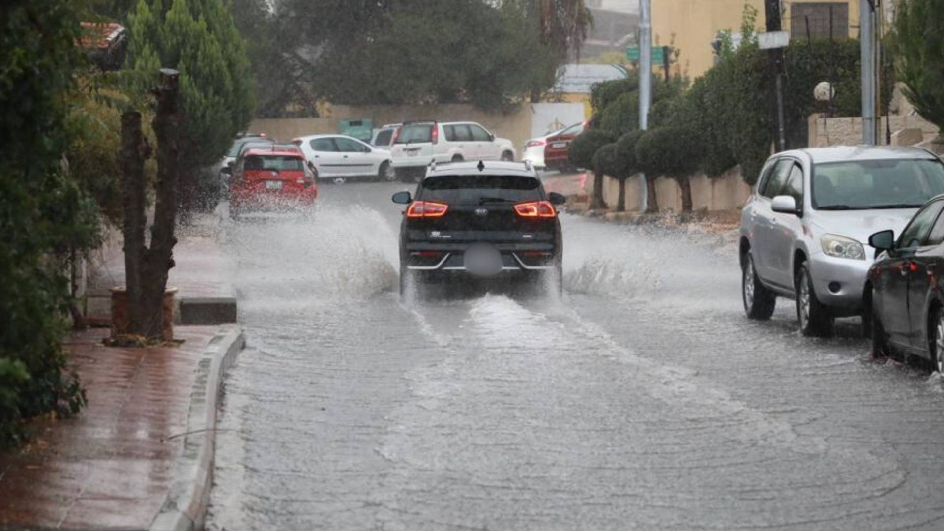 أمطار في العاصمة عمان