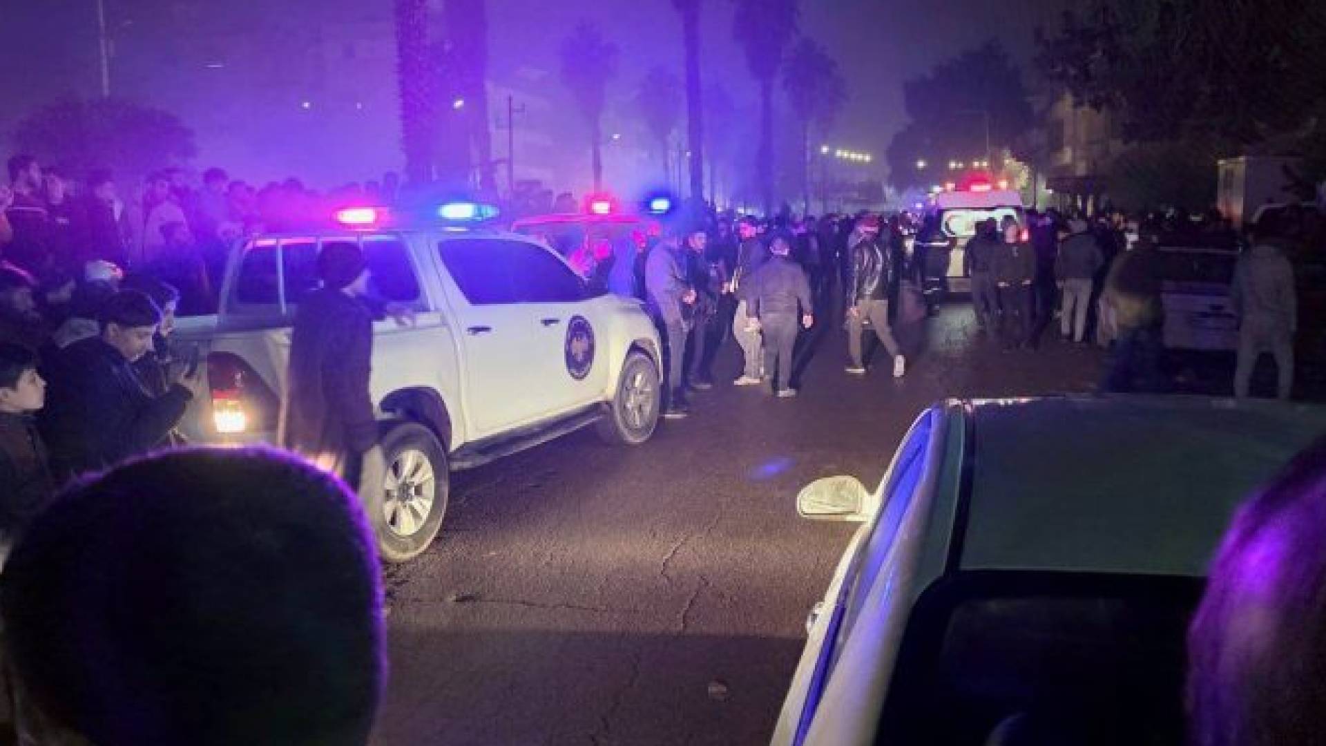 موقع جريمة القتل في حماة