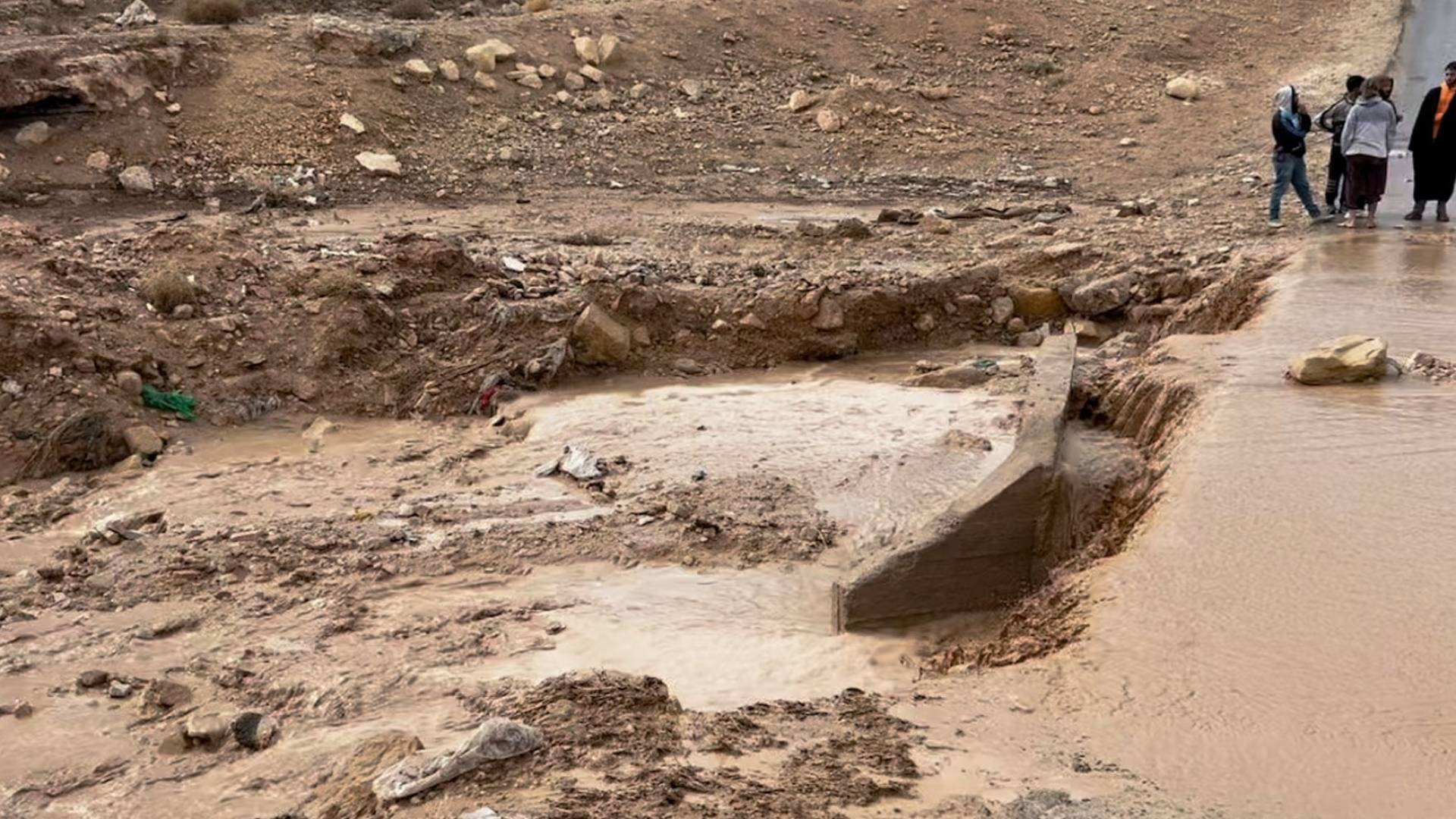 السيول في الأردن