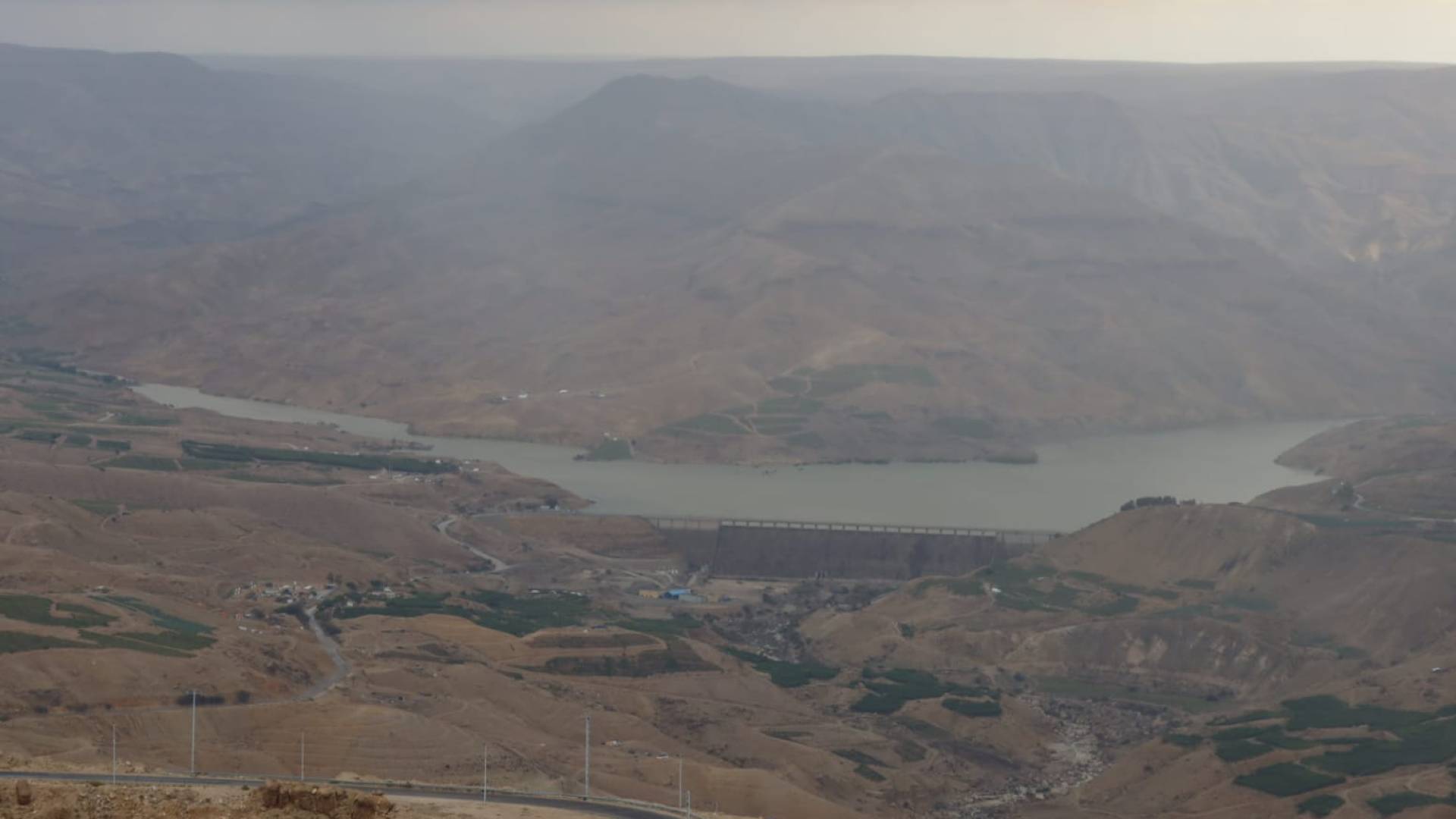 تفقد وزير المياه والري، المهندس رائد أبو السعود سد الموجب