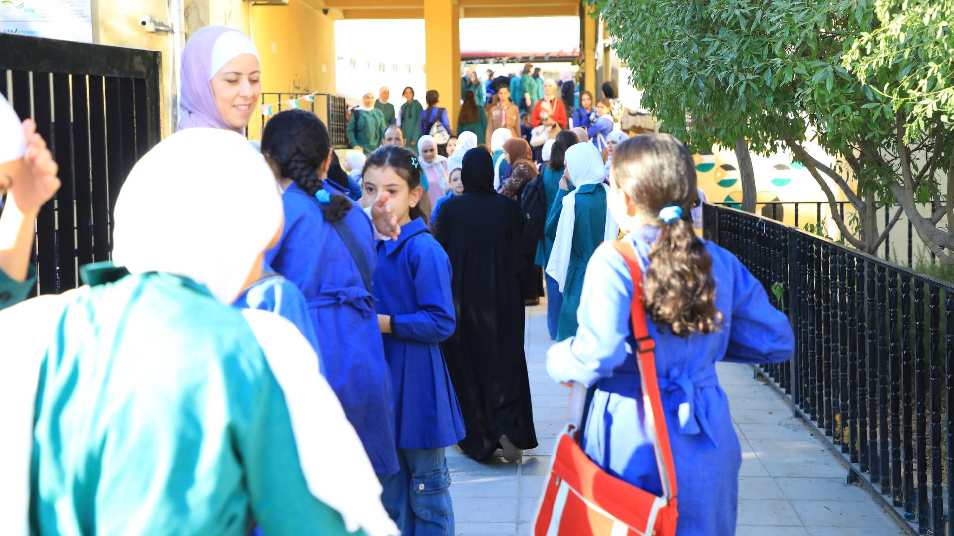 طلاب مدارس في الأردن