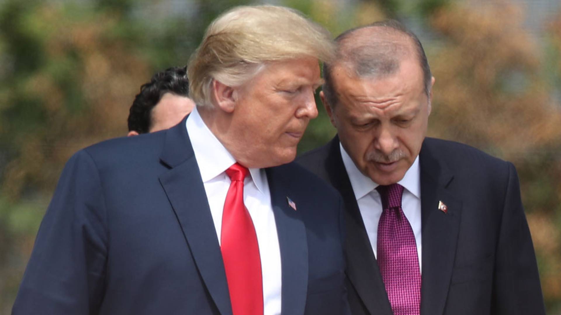الرئيس الأمريكي دونالد ترمب والرئيس التركي رجب طيب أردوغان