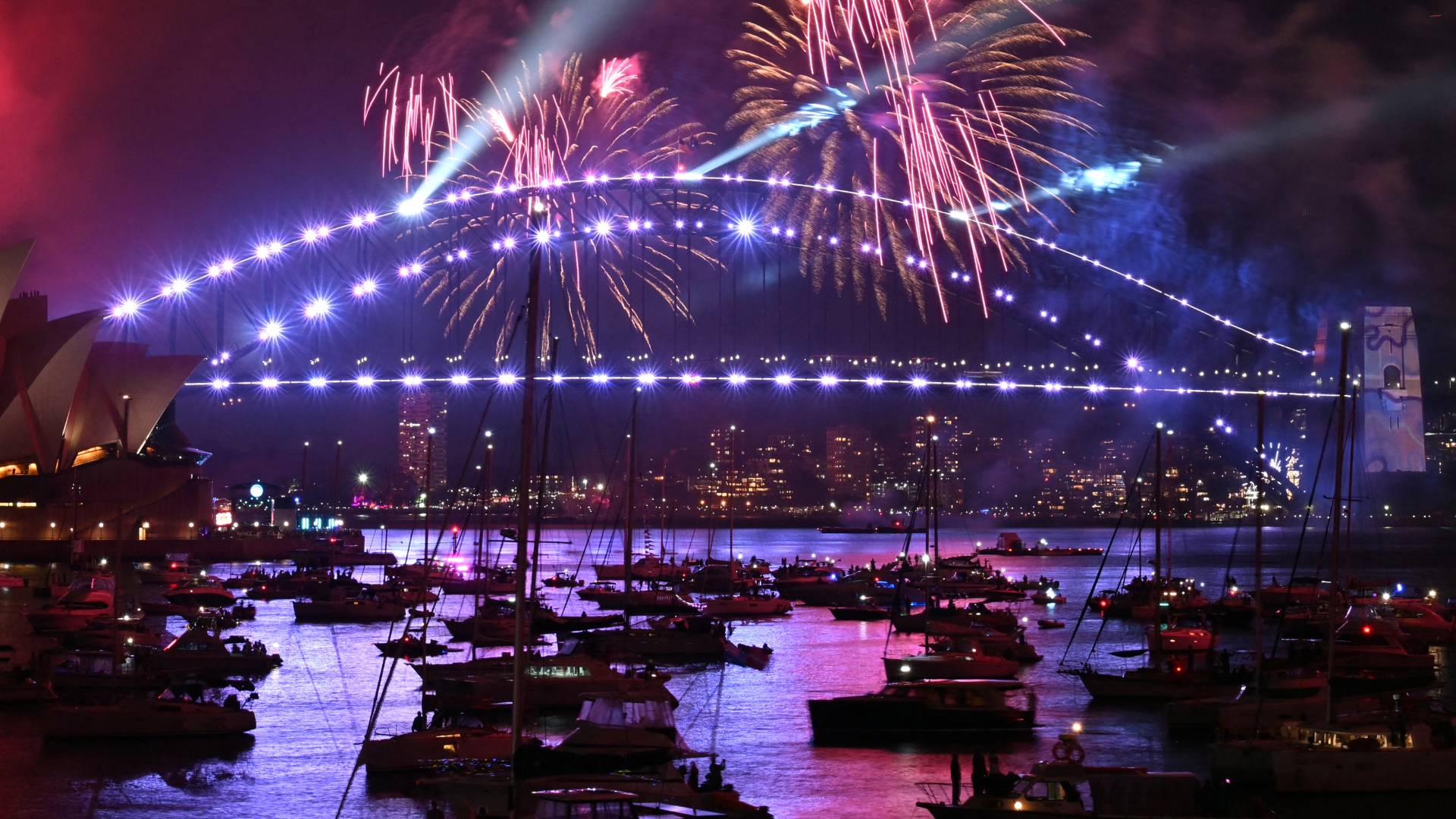 العاب نارية في أستراليا