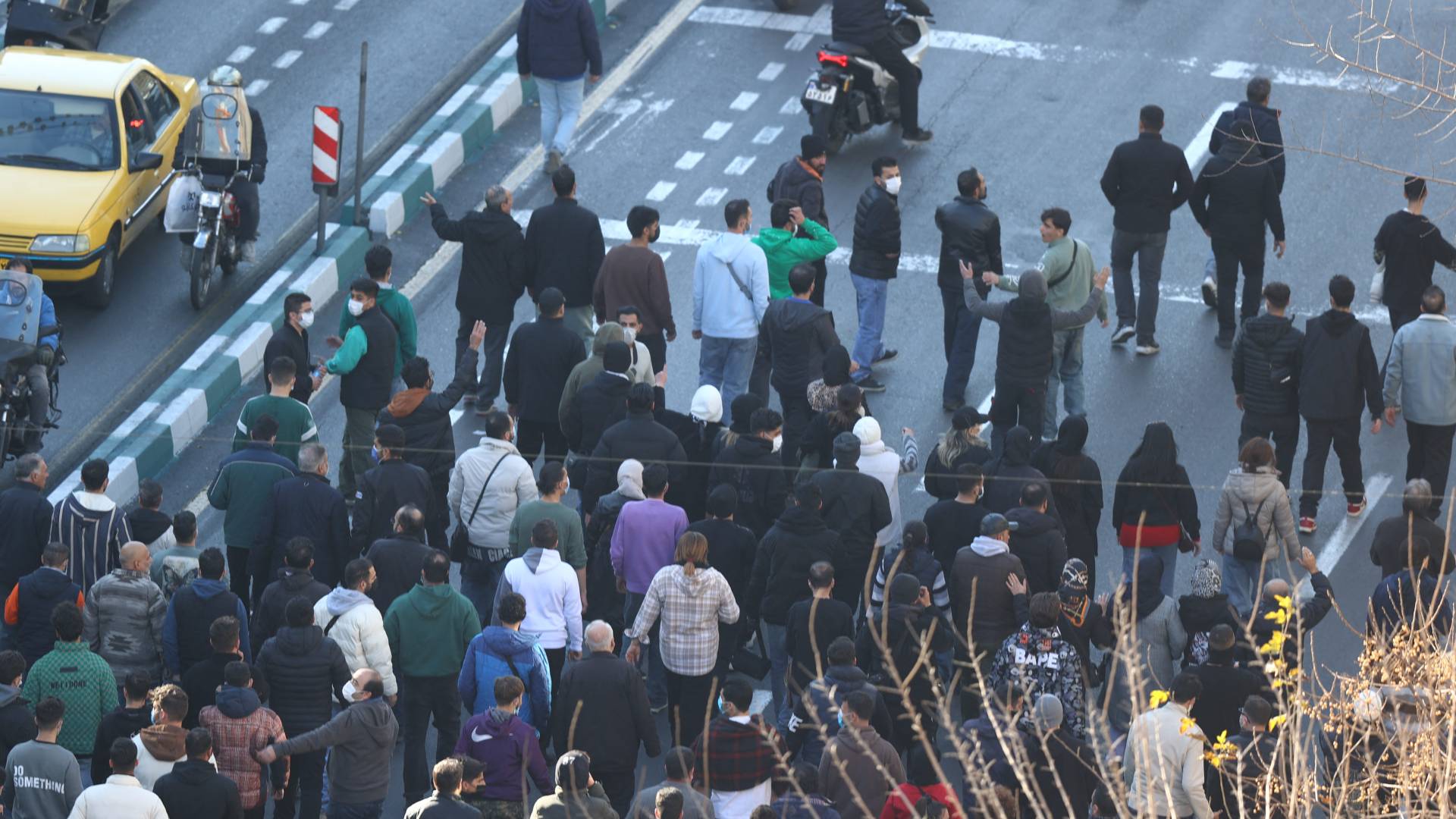 مظاهرات في العاصمة الإيرانية طهران