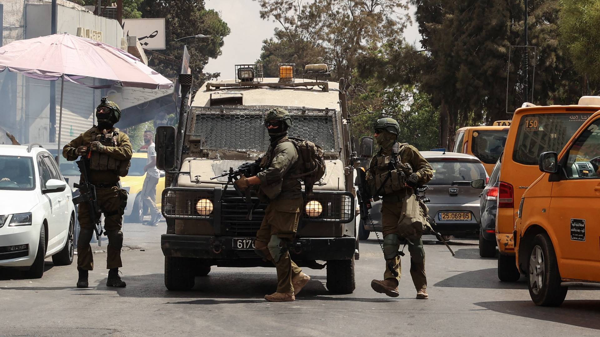 جنود الاحتلال في الضفة الغربية