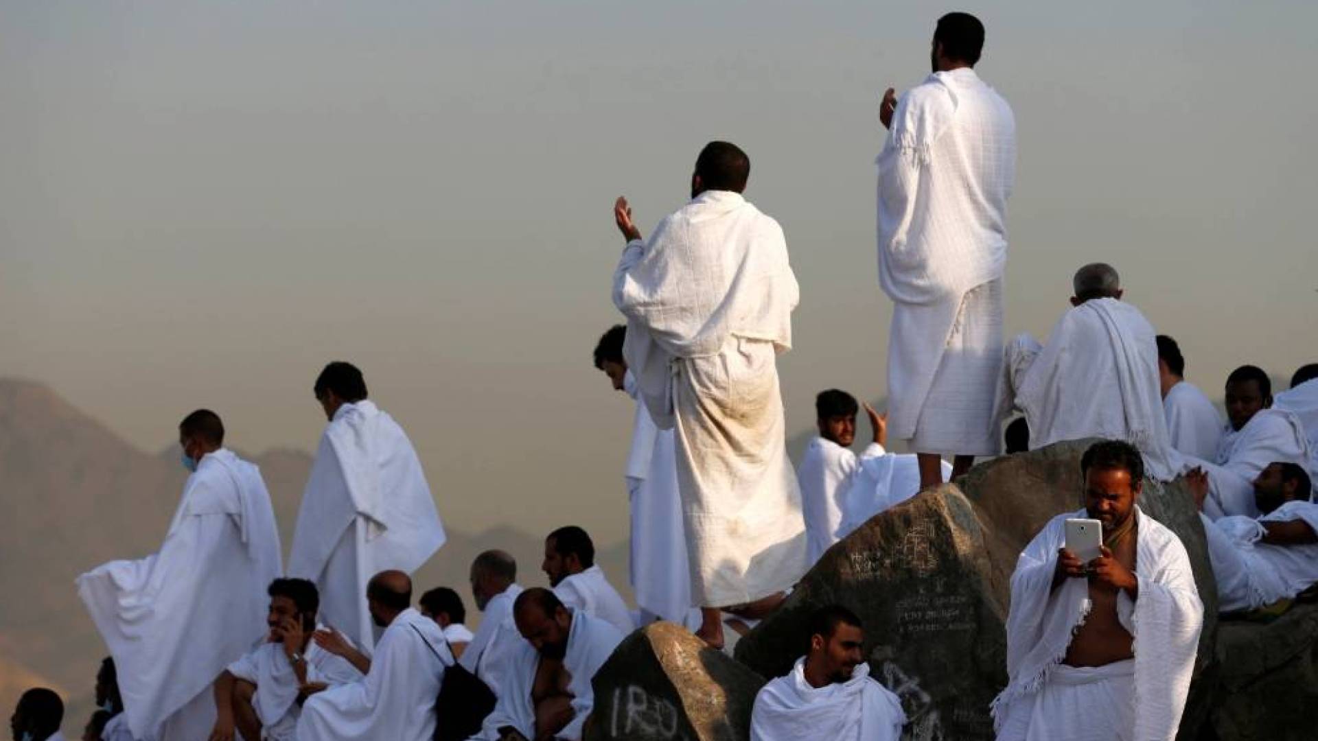 الحجاج على جبل عرفة