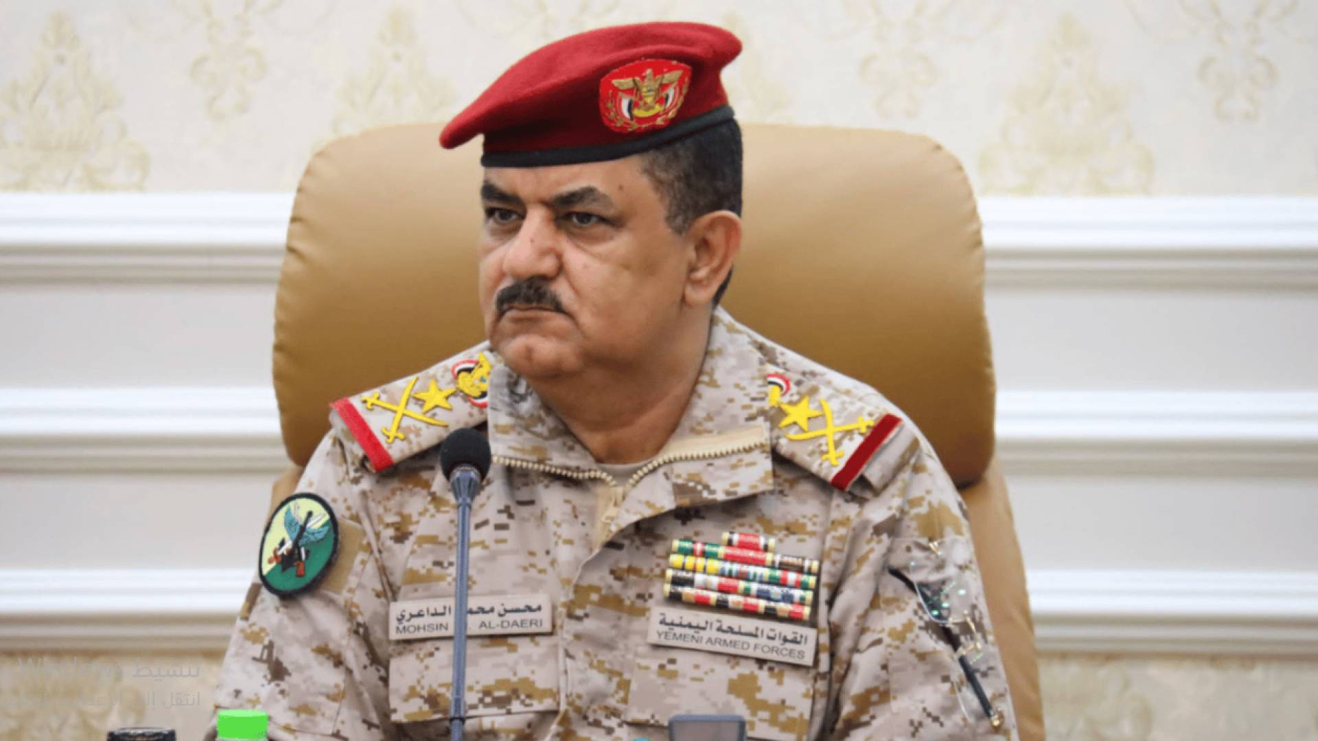 وزير الدفاع اليمني محسن محمد الداعري
