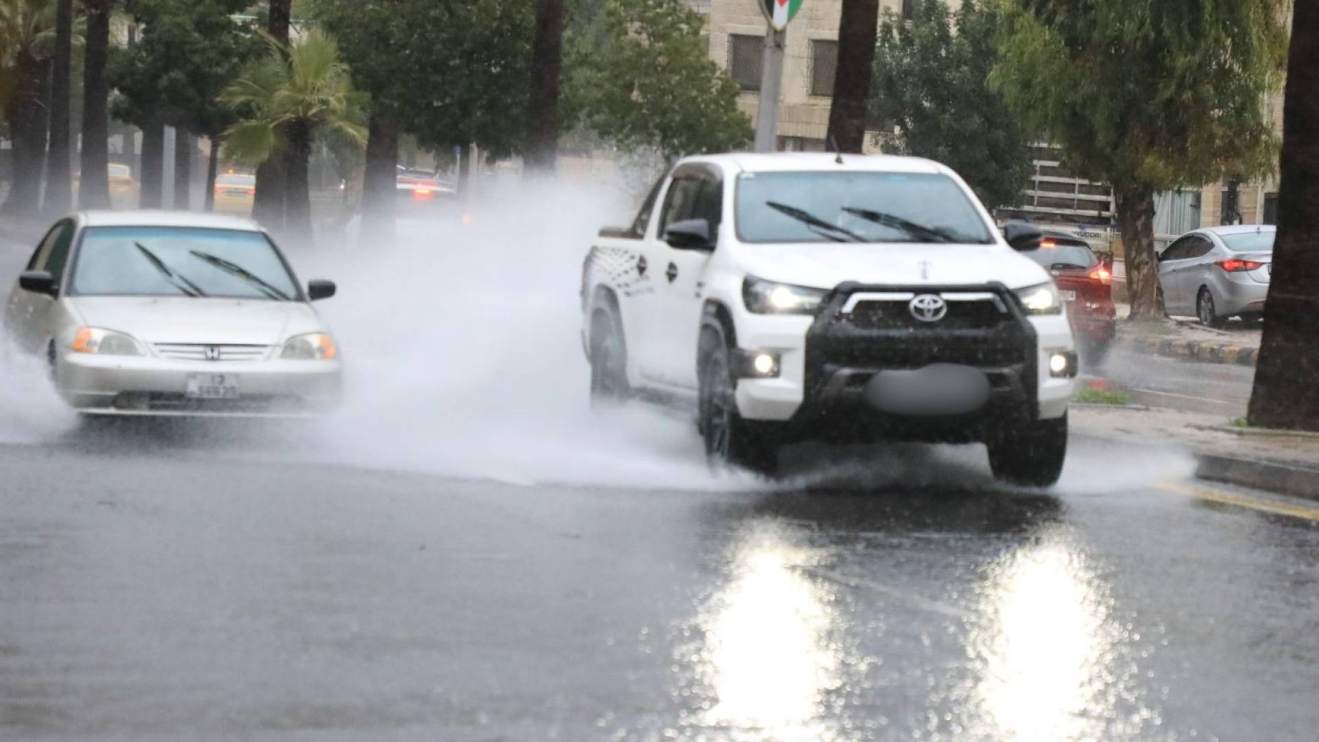 أمطار في العاصمة عمان