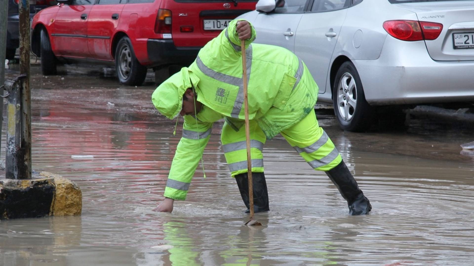 تعامل أمانة عمان الفوري مع المنخفض الجوي