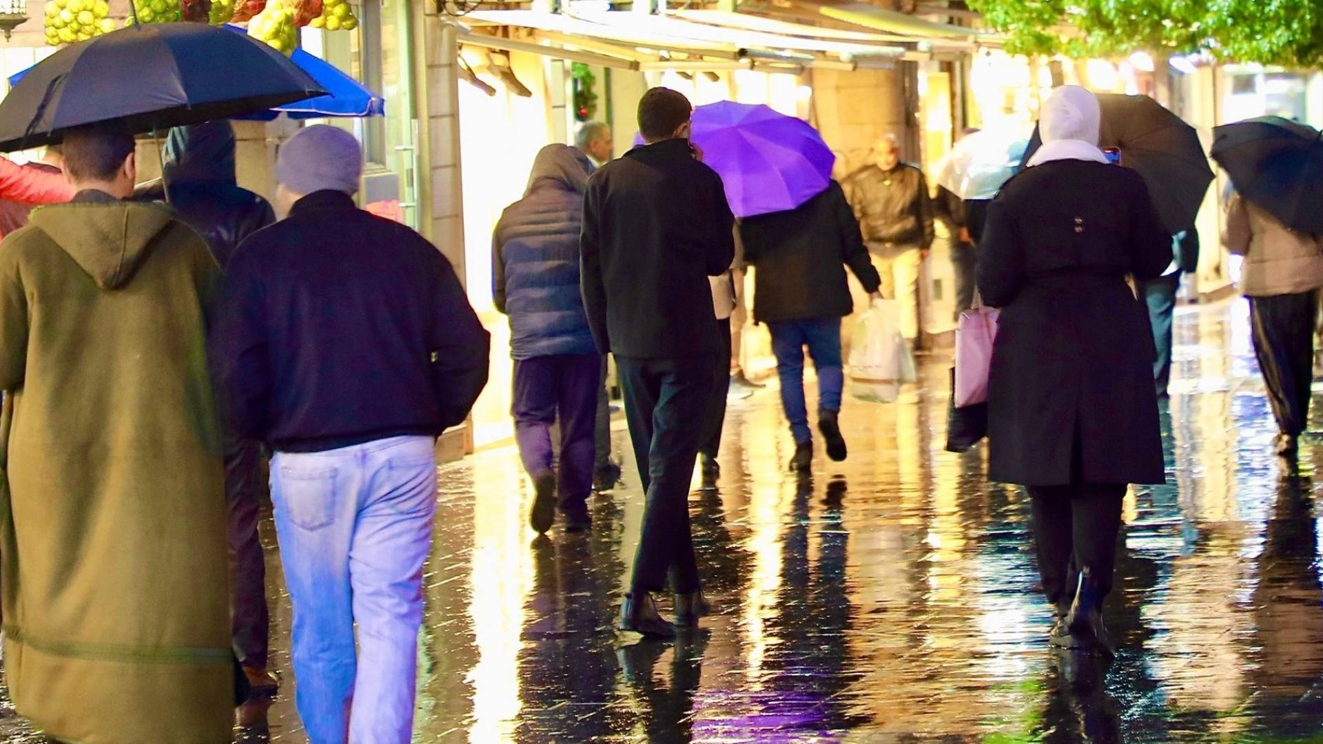 أمطار في العاصمة عمان