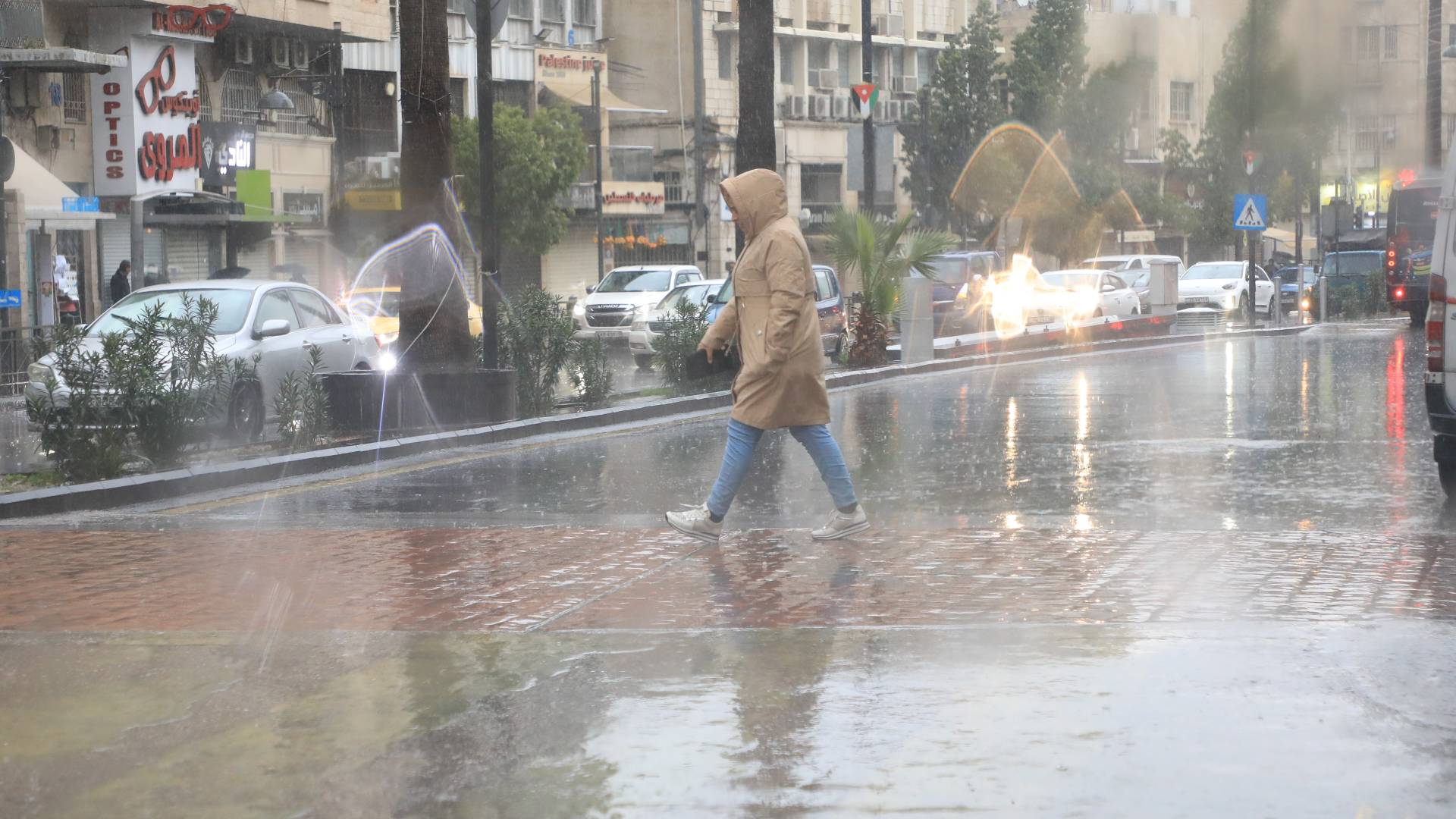 أمطار في العاصمة عمان