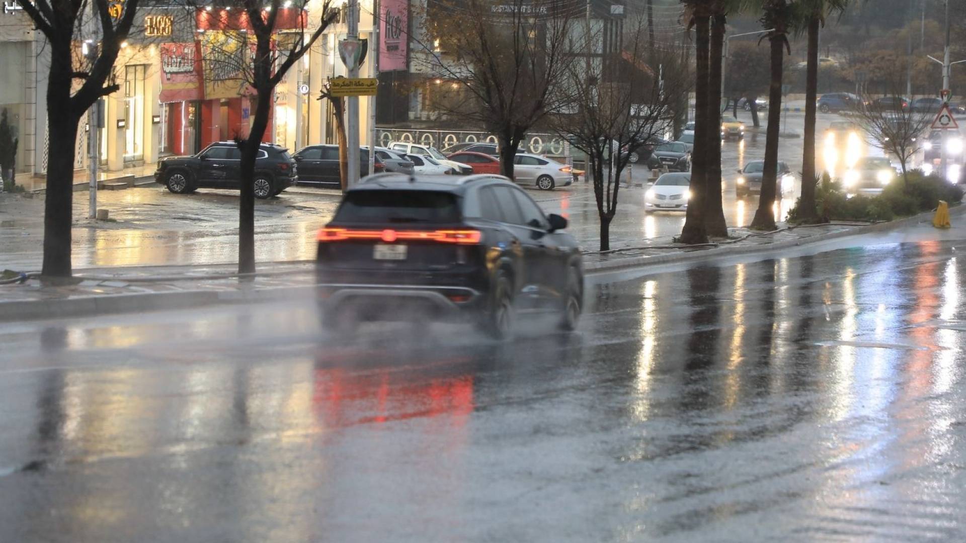 أمطار في العاصمة عمان