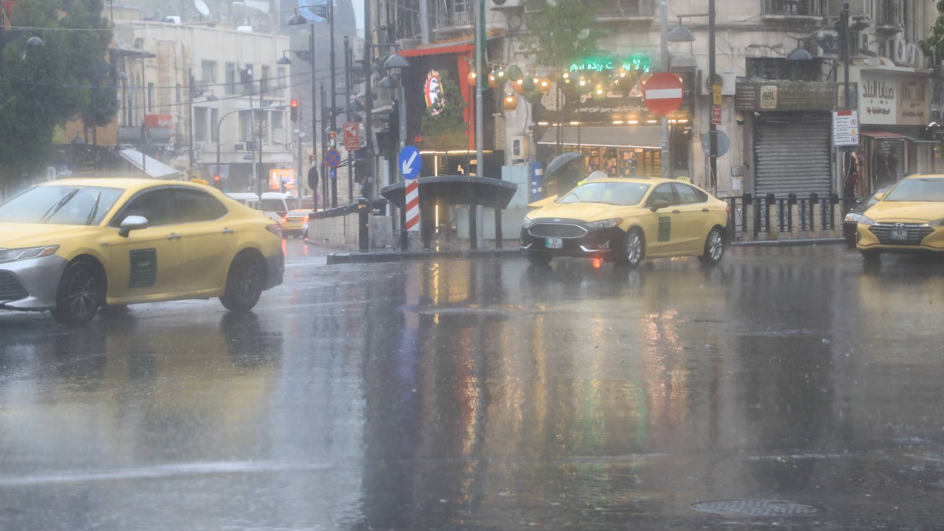 الأمطار في الأردن