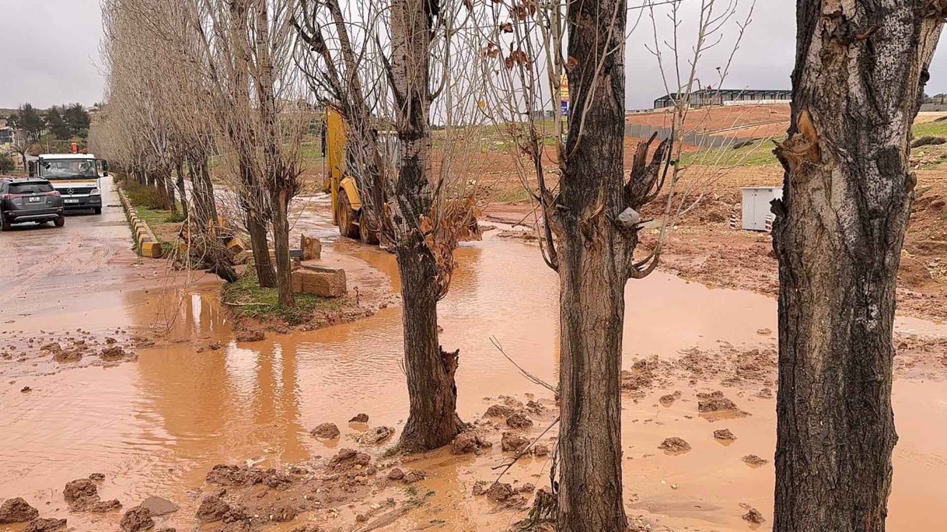 الأمطار الغزيرة والسيول خلال المنخفض الجوي