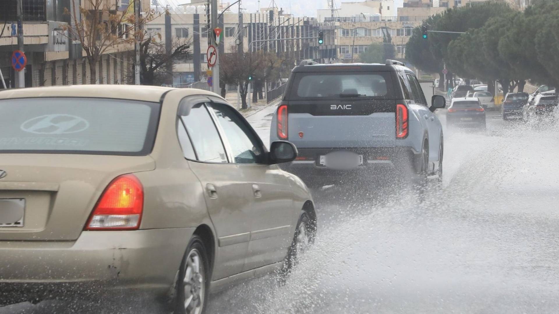 أمطار في العاصمة عمان