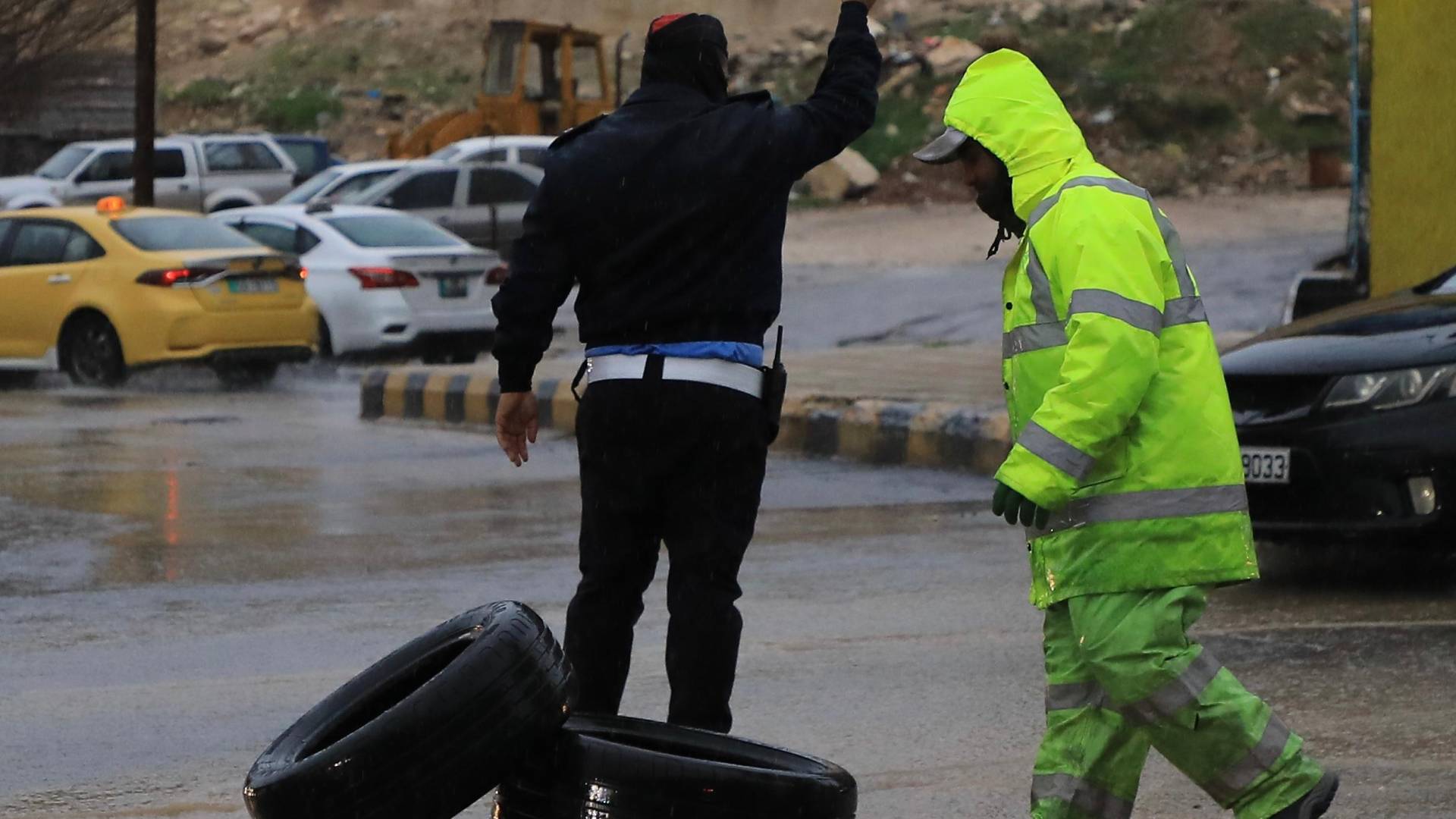 أمطار في العاصمة عمان