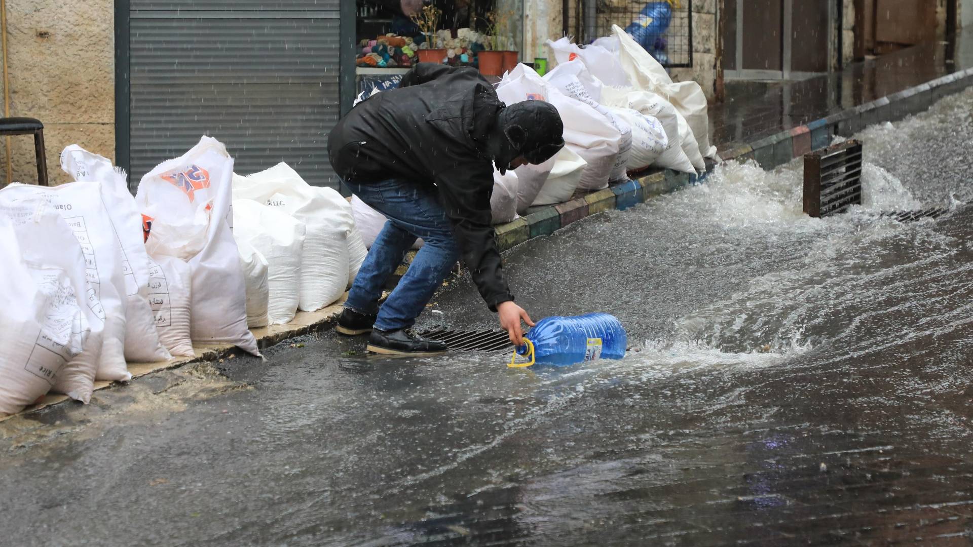 أمطار في العاصمة عمان