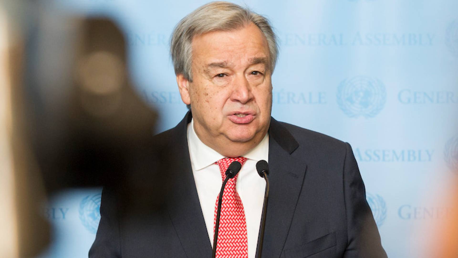 الأمين العام للأمم المتحدة أنطونيو غوتيريش