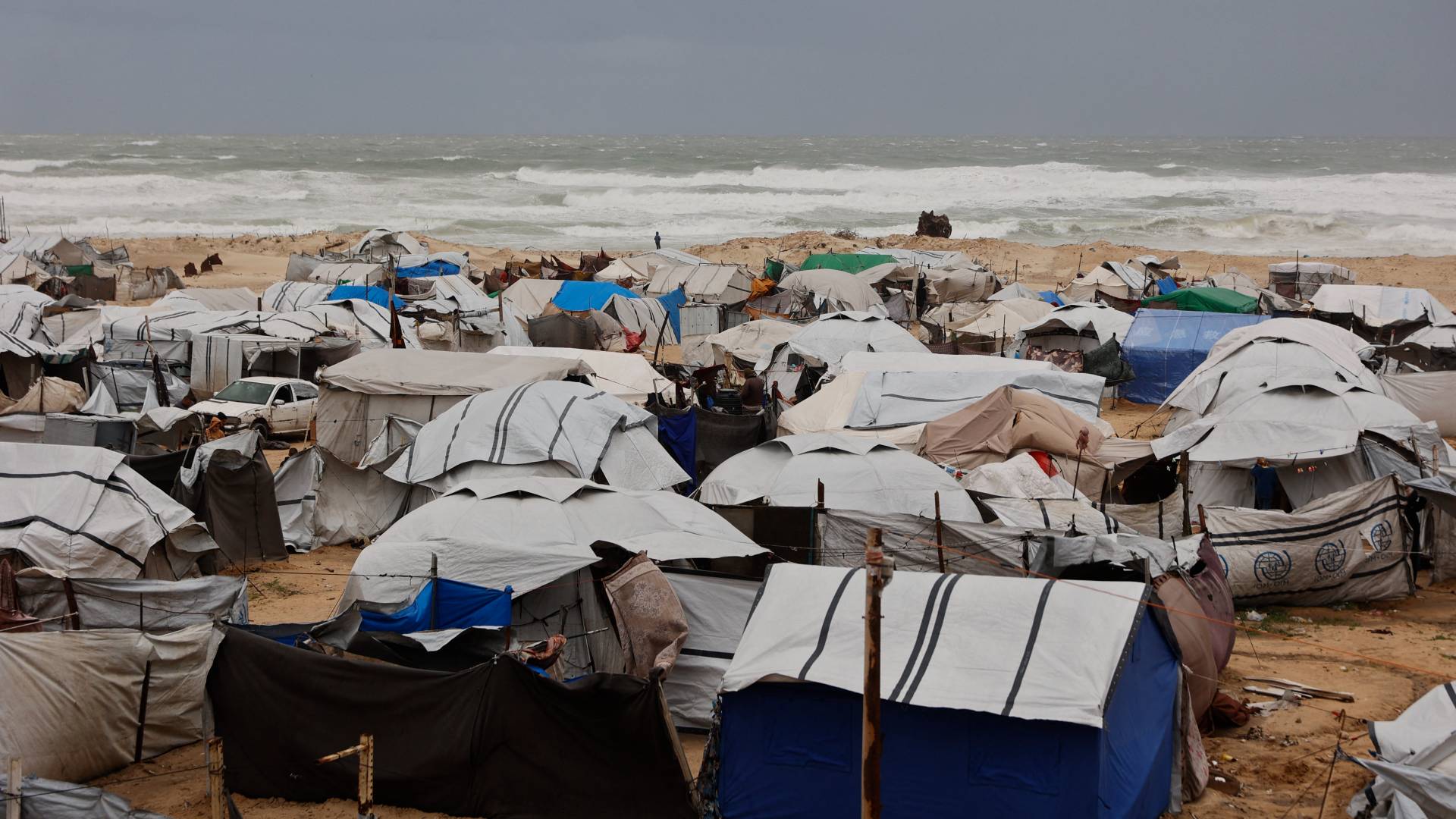 الخيام في قطاع غزة