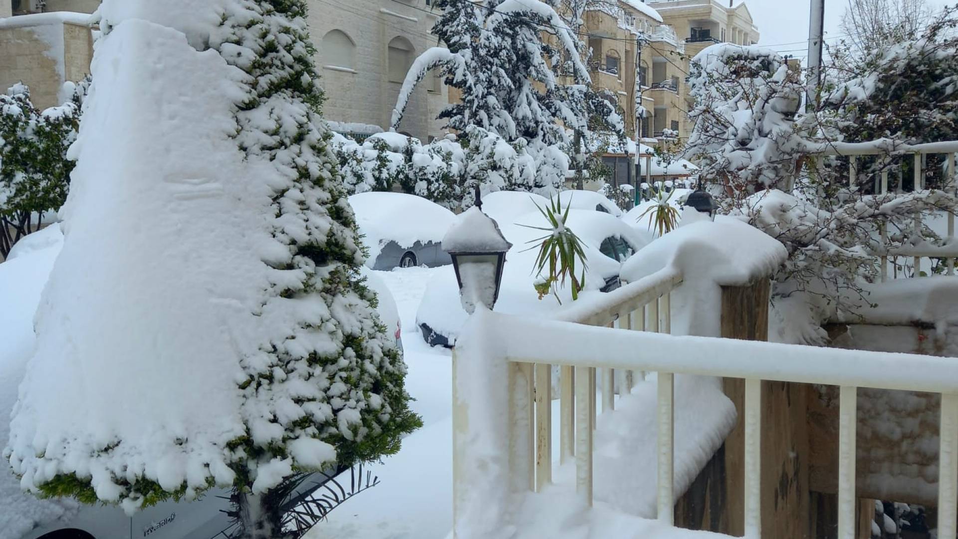 الثلوج في الأردن - أرشيفية