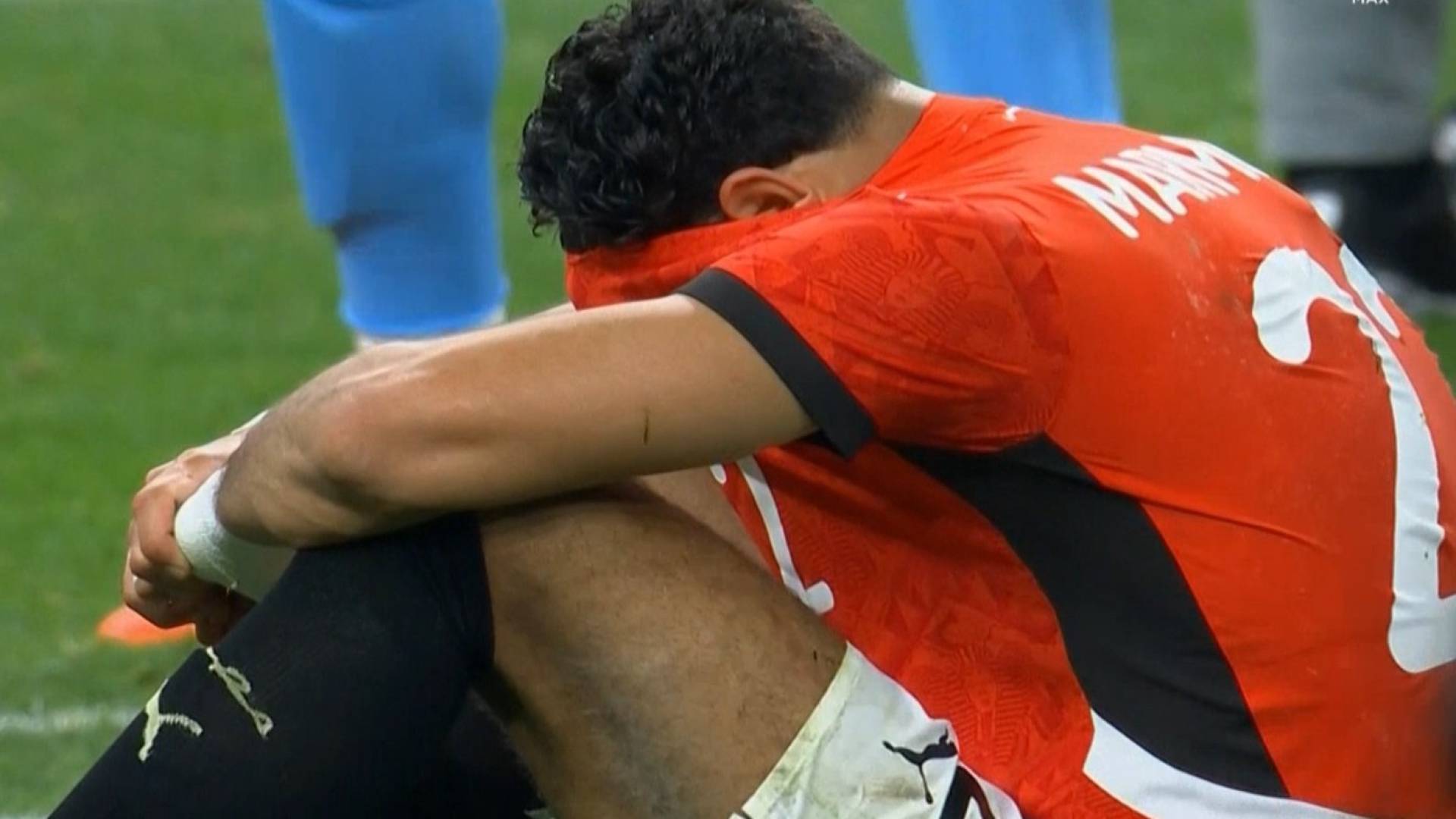 حزن لاعبي مصر