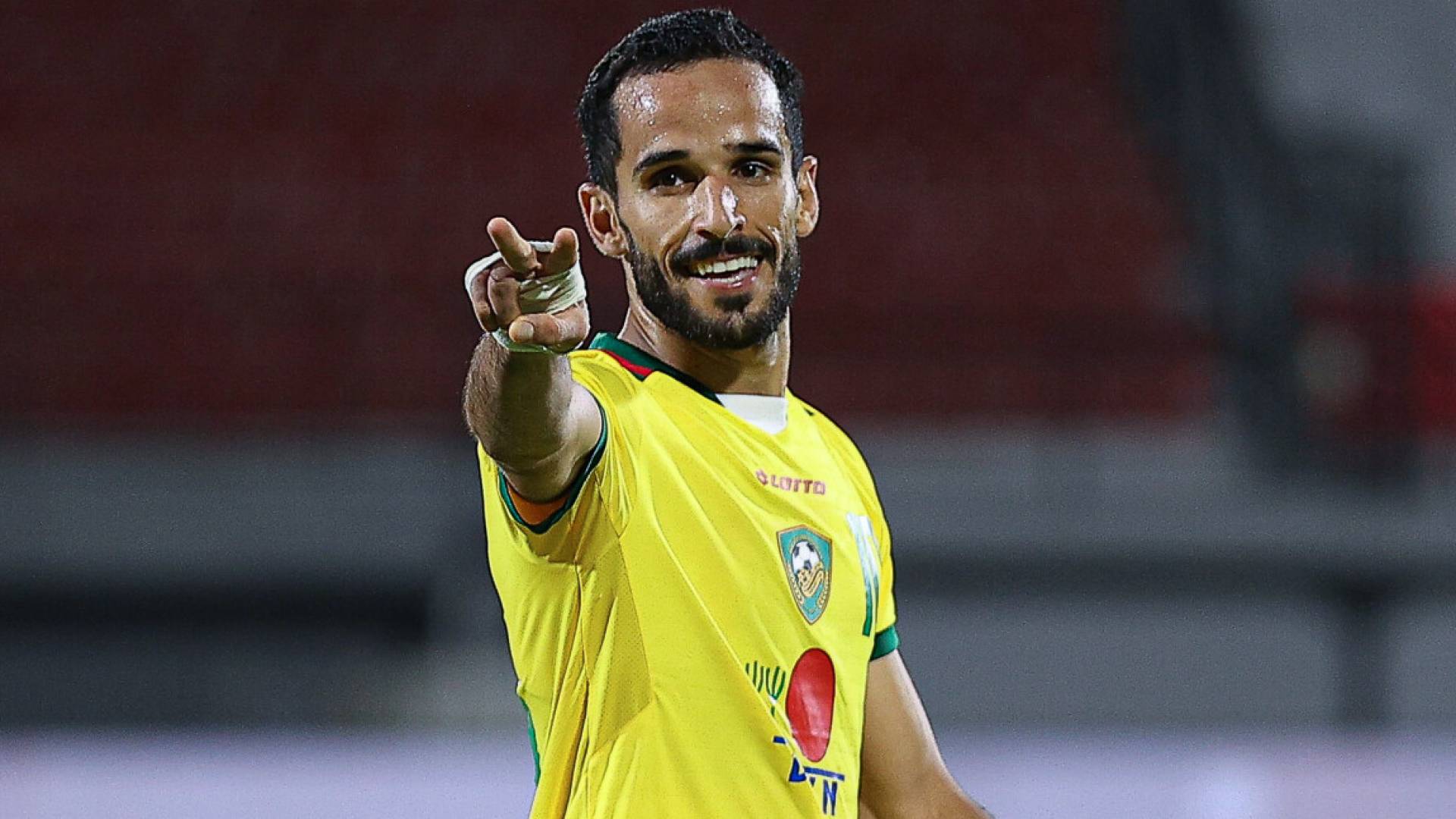 محمود مرضي يحتفل بهدف سابق