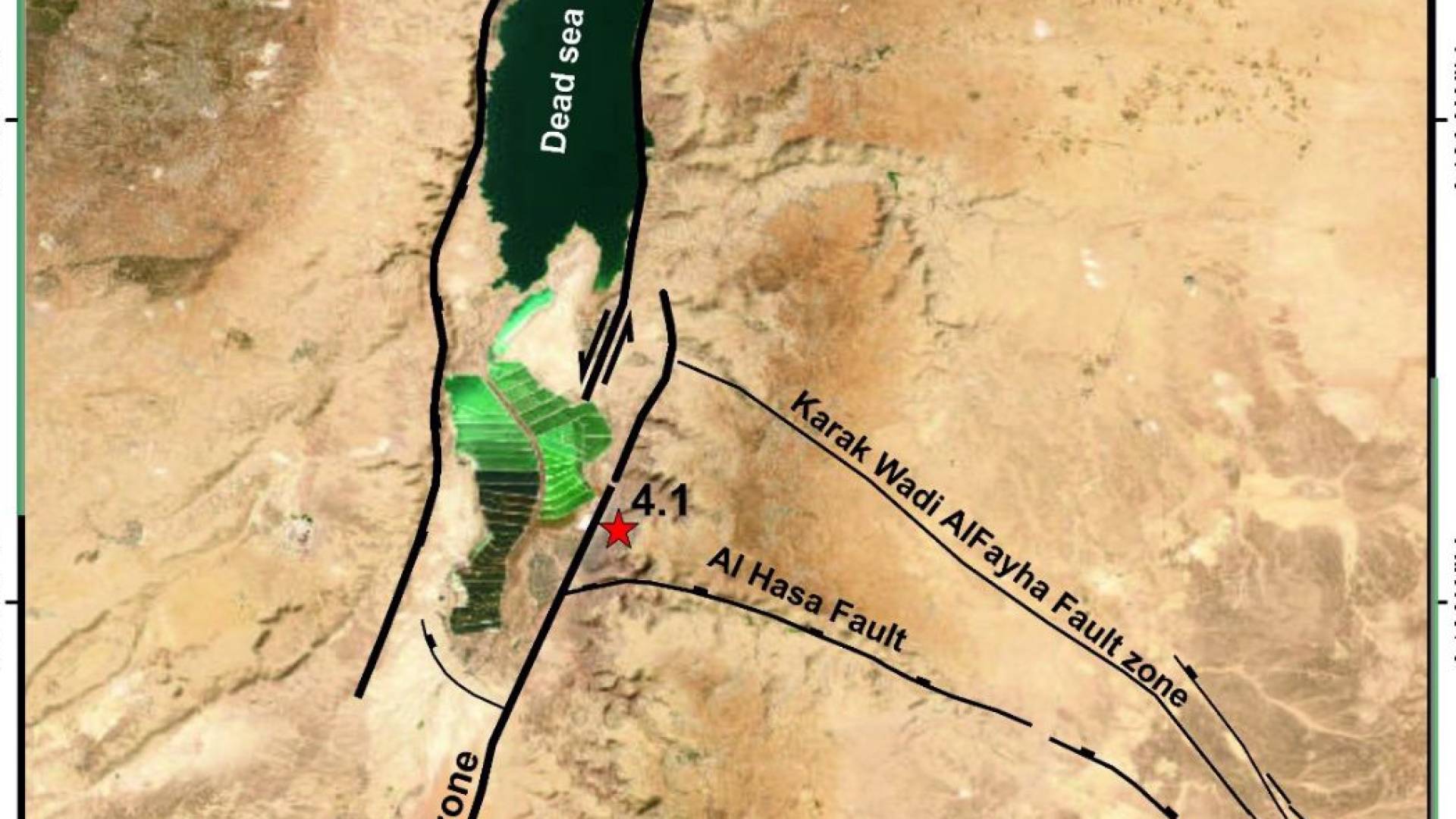 خارطة توضيحية - تصريح علمي توضيحي حول الهزة الأرضية المسجلة صباح الخميس .