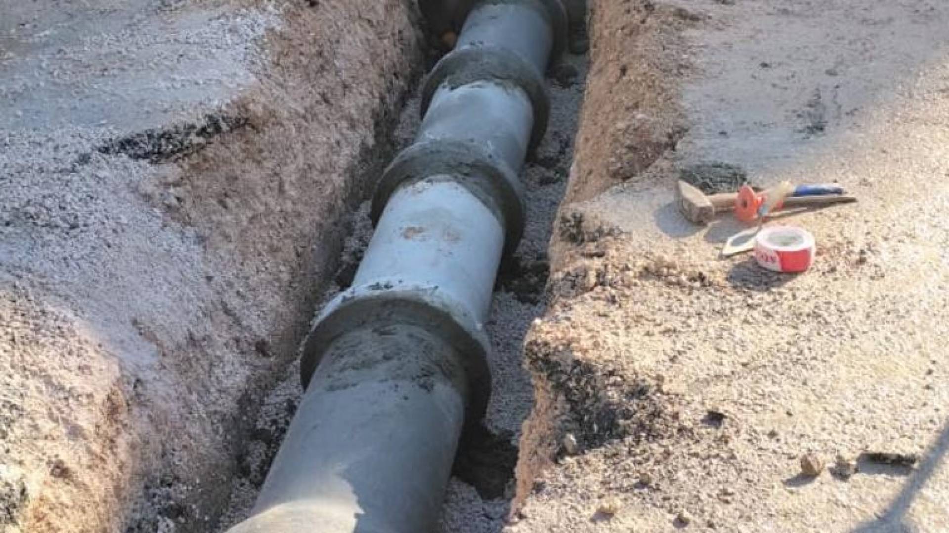 خط تصريف للأمطار